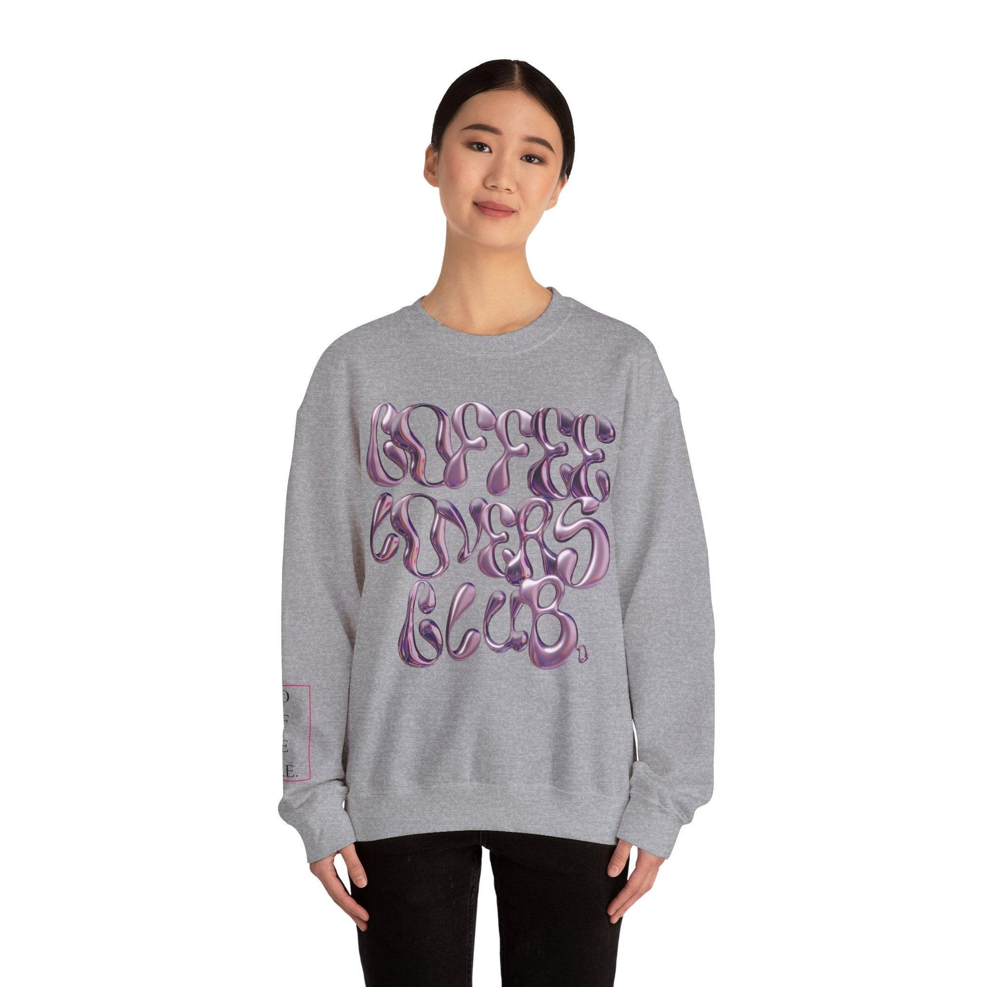 Unisex Crewneck Valentine's Coffee Lovers Club Sweatshirt - COFFEEBRE