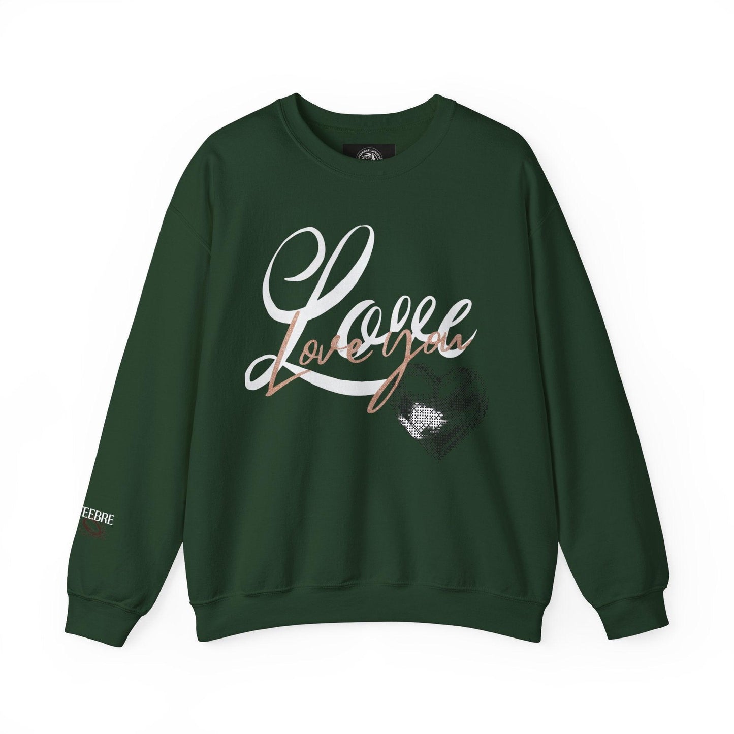 Unisex Crewneck Valentine's Love Sweatshirt - COFFEEBRE