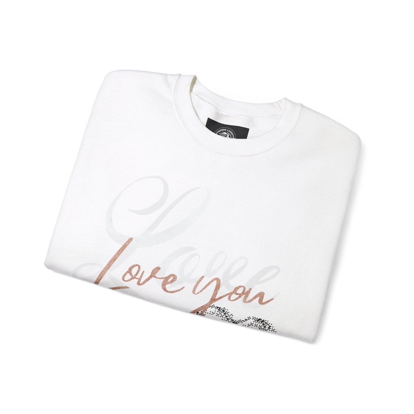 Unisex Crewneck Valentine's Love Sweatshirt - COFFEEBRE