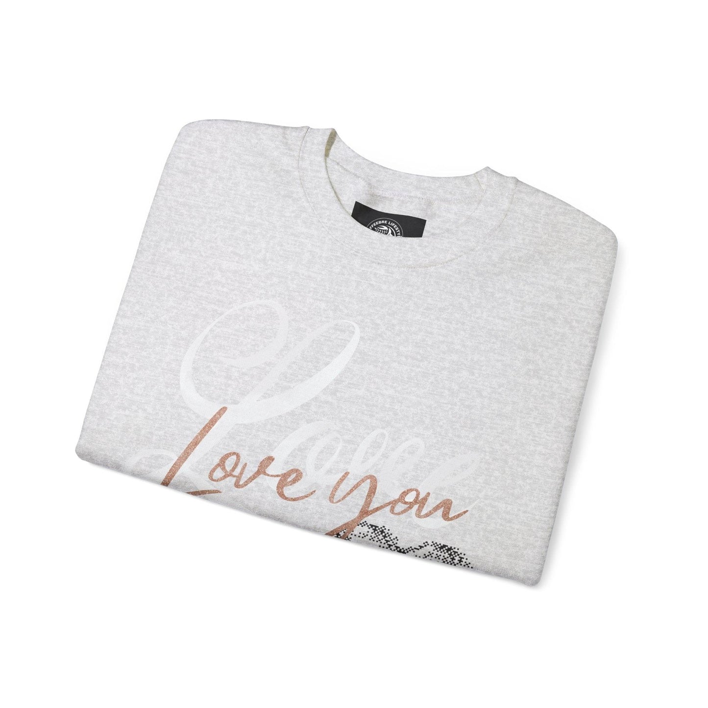 Unisex Crewneck Valentine's Love Sweatshirt - COFFEEBRE