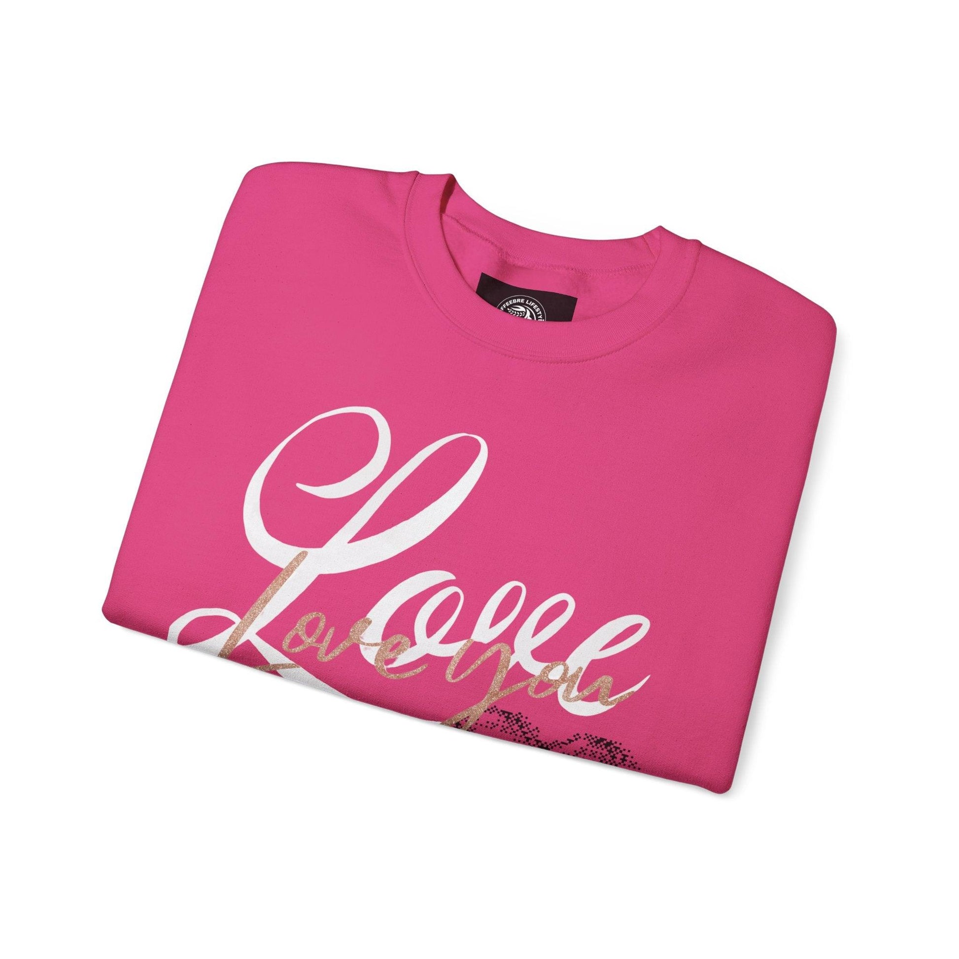 Unisex Crewneck Valentine's Love Sweatshirt - COFFEEBRE