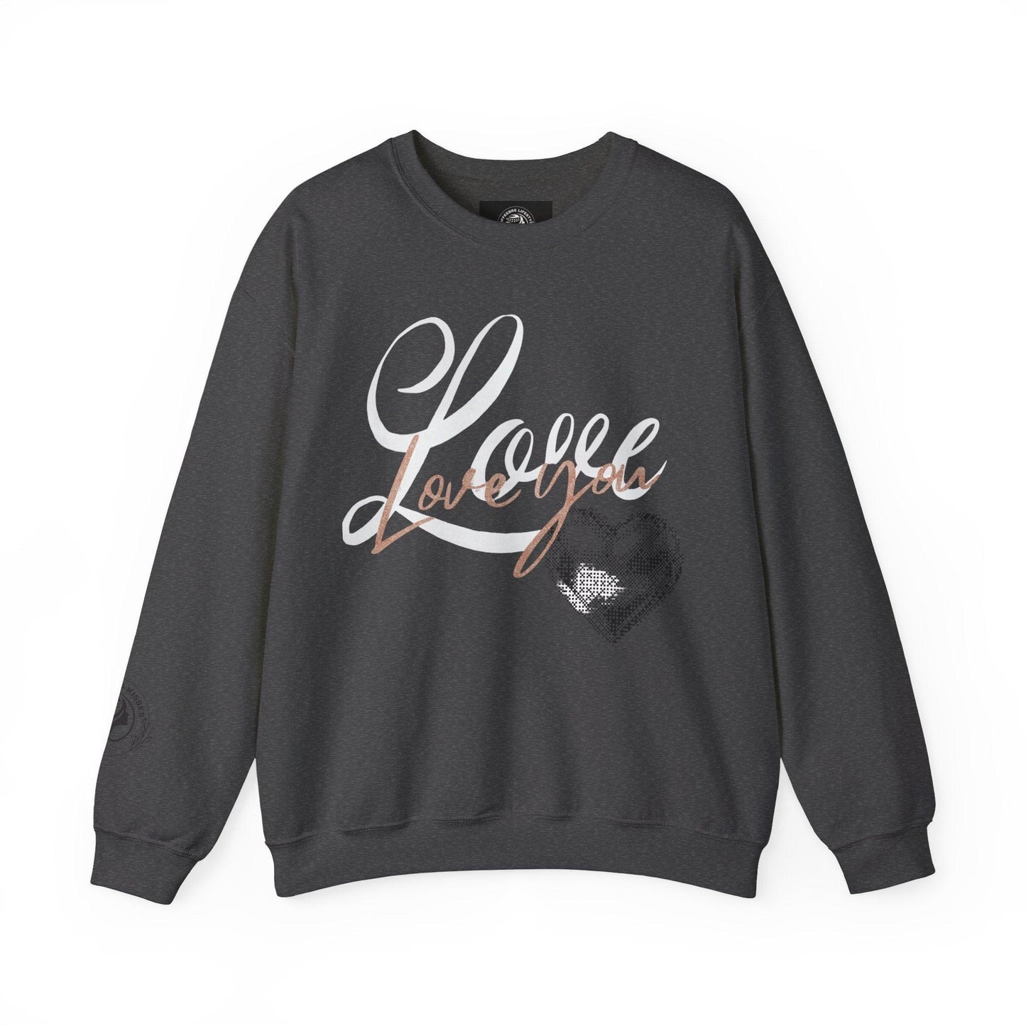 Unisex Crewneck Valentine's Love Sweatshirt - COFFEEBRE