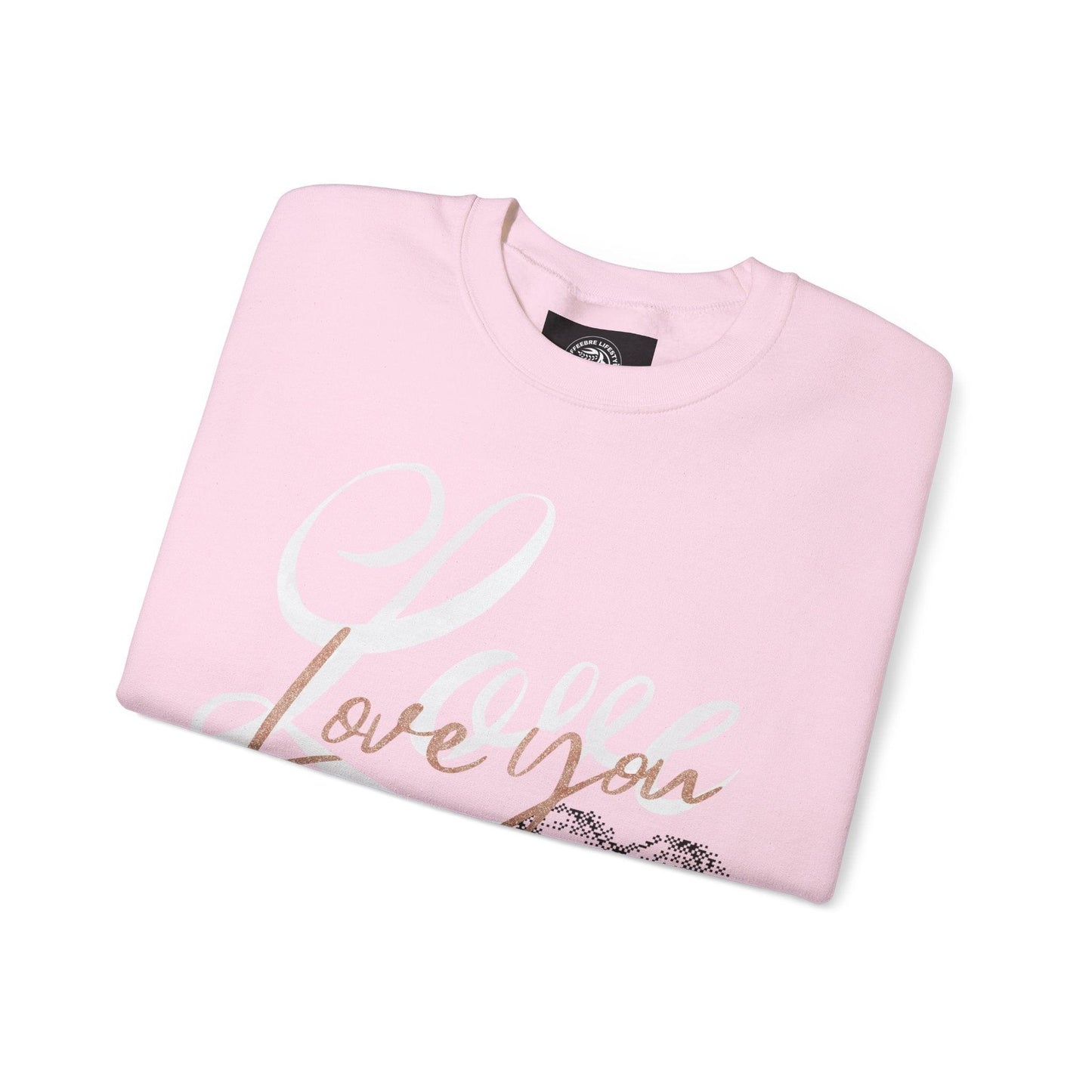 Unisex Crewneck Valentine's Love Sweatshirt - COFFEEBRE