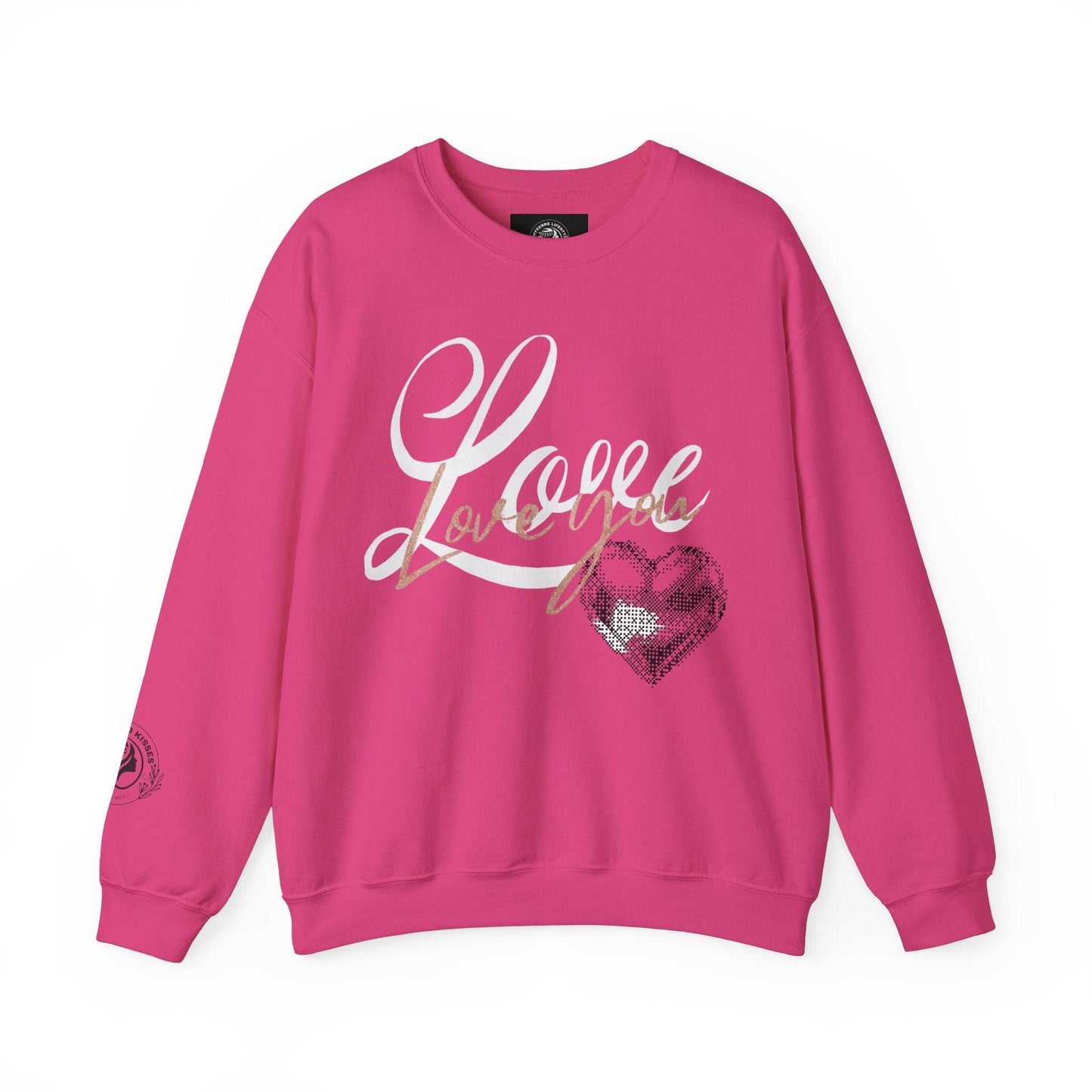 Unisex Crewneck Valentine's Love Sweatshirt - COFFEEBRE