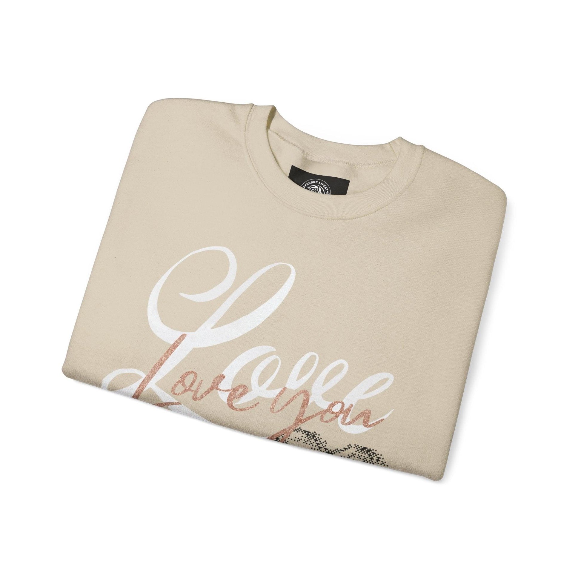 Unisex Crewneck Valentine's Love Sweatshirt - COFFEEBRE