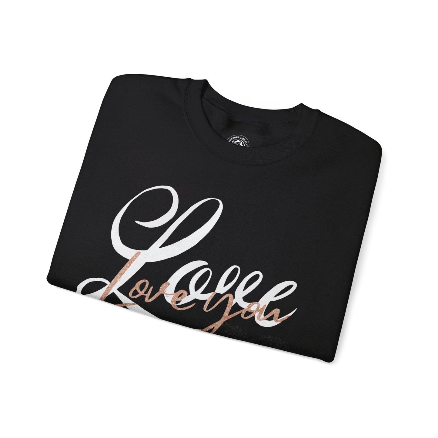 Unisex Crewneck Valentine's Love Sweatshirt - COFFEEBRE