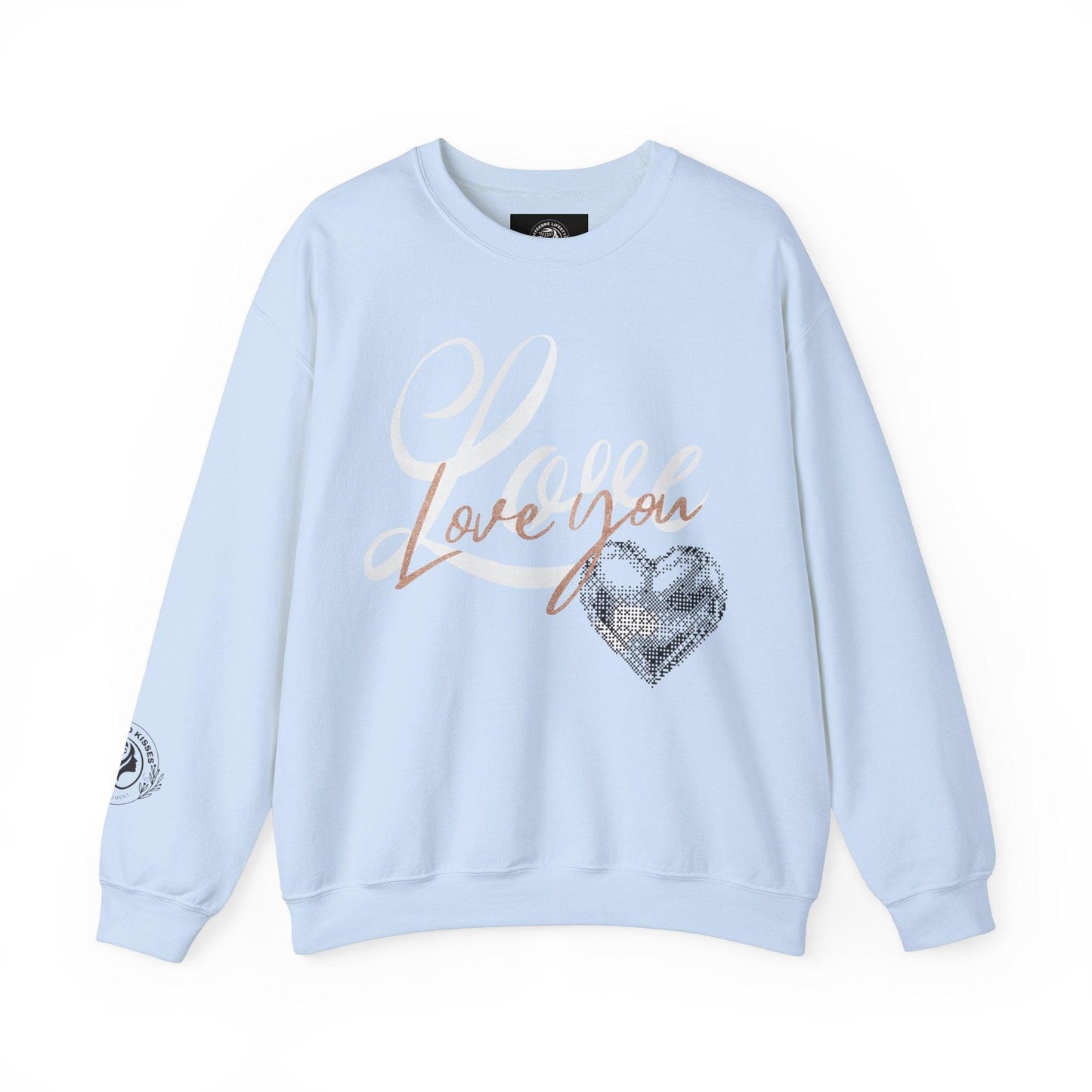 Unisex Crewneck Valentine's Love Sweatshirt - COFFEEBRE