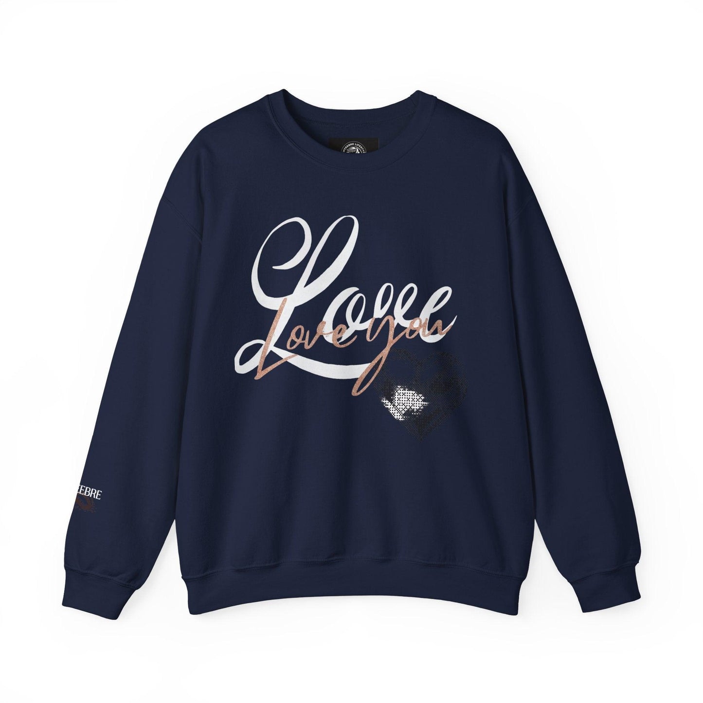 Unisex Crewneck Valentine's Love Sweatshirt - COFFEEBRE