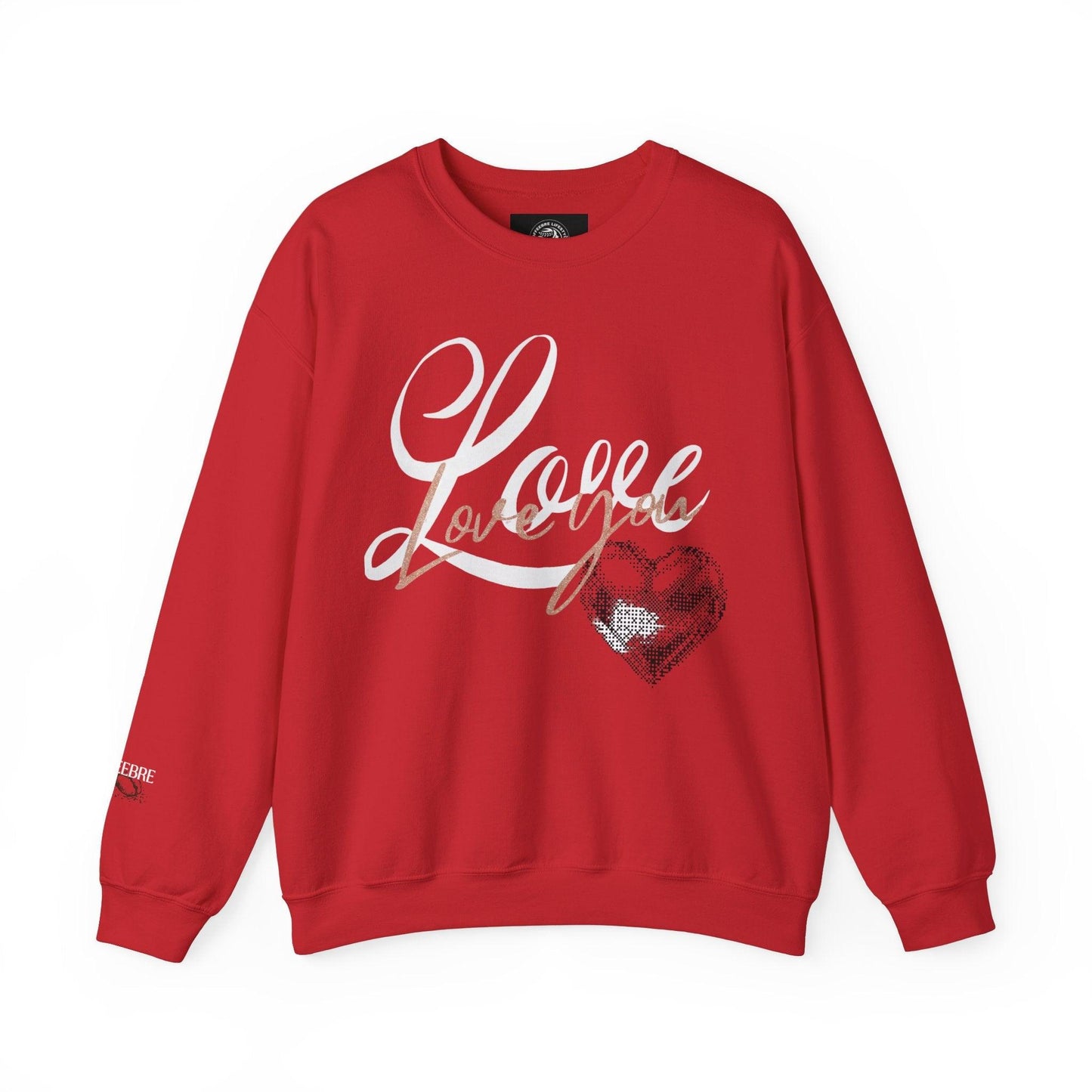 Unisex Crewneck Valentine's Love Sweatshirt - COFFEEBRE