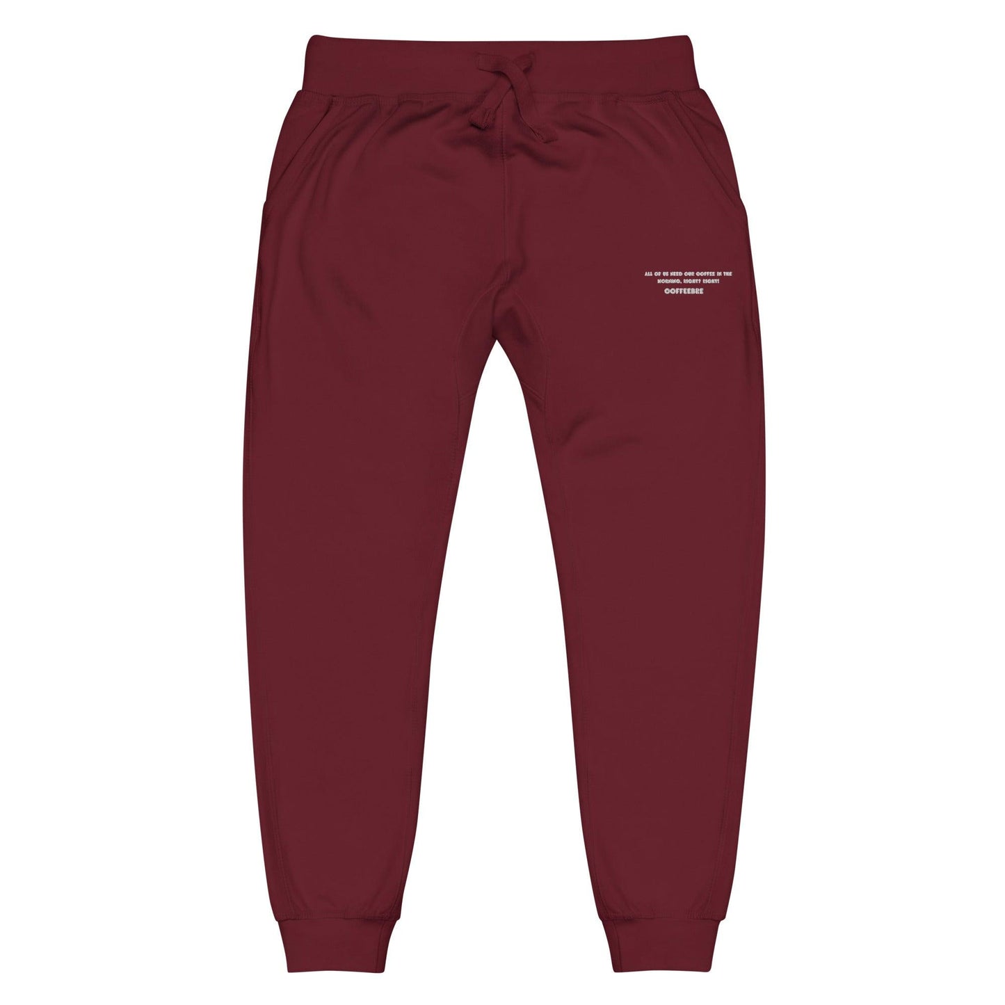 Unisex Embroidered Loungewear Fleece Sweatpants