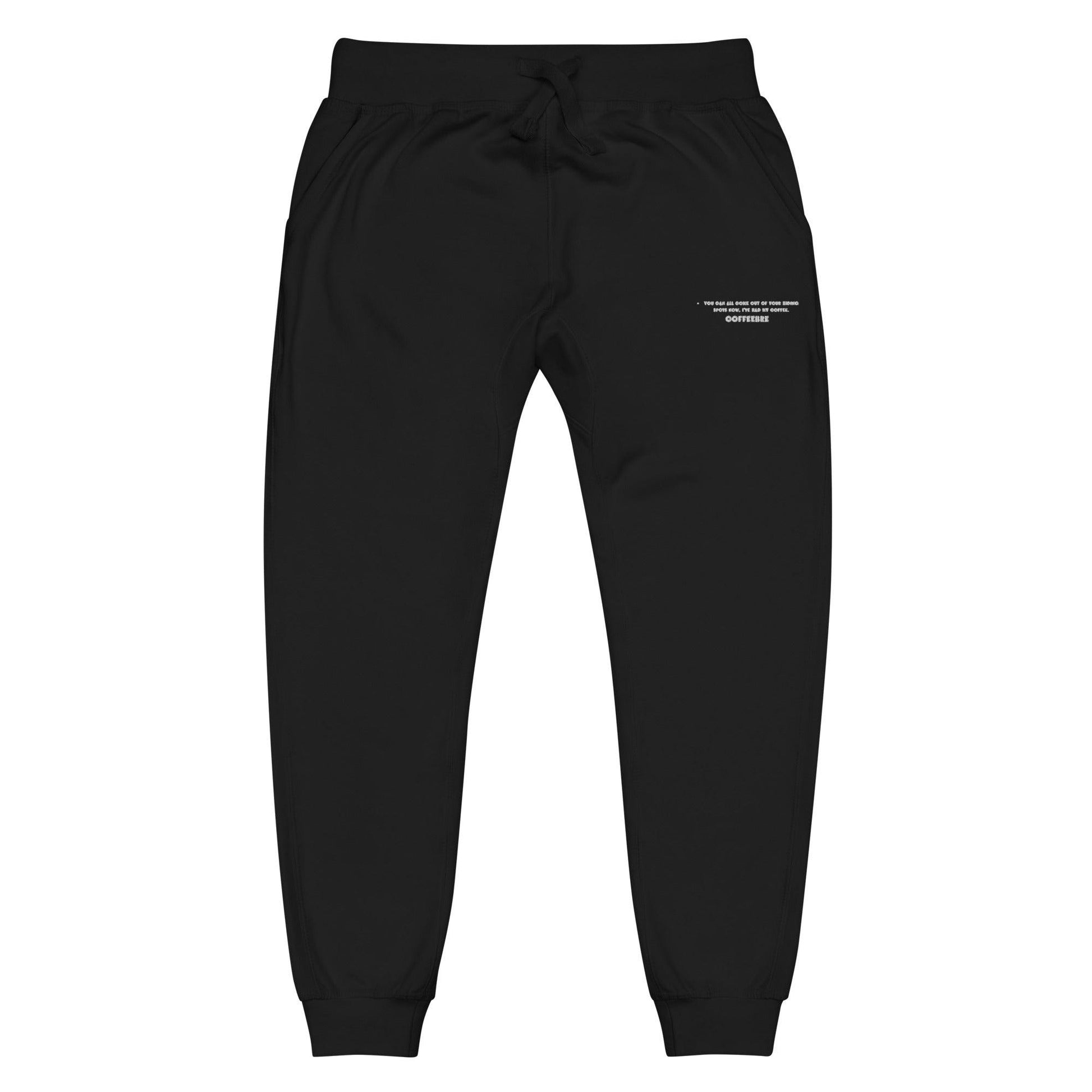 Unisex Fleece Embroidered Jogger Sweatpants