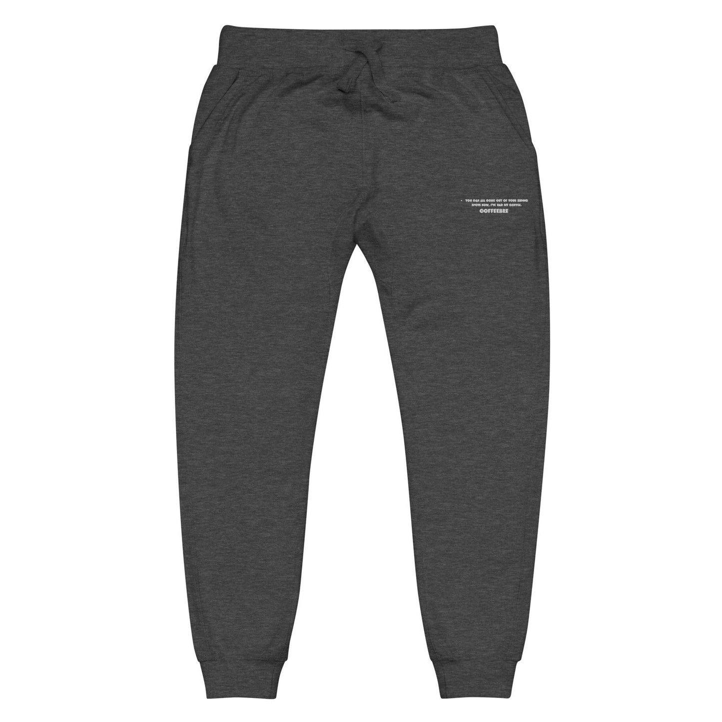 Unisex Fleece Embroidered Jogger Sweatpants