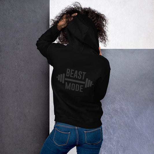 Beast Mode Embroidered Fitness Athletic Hoodie - COFFEEBRE