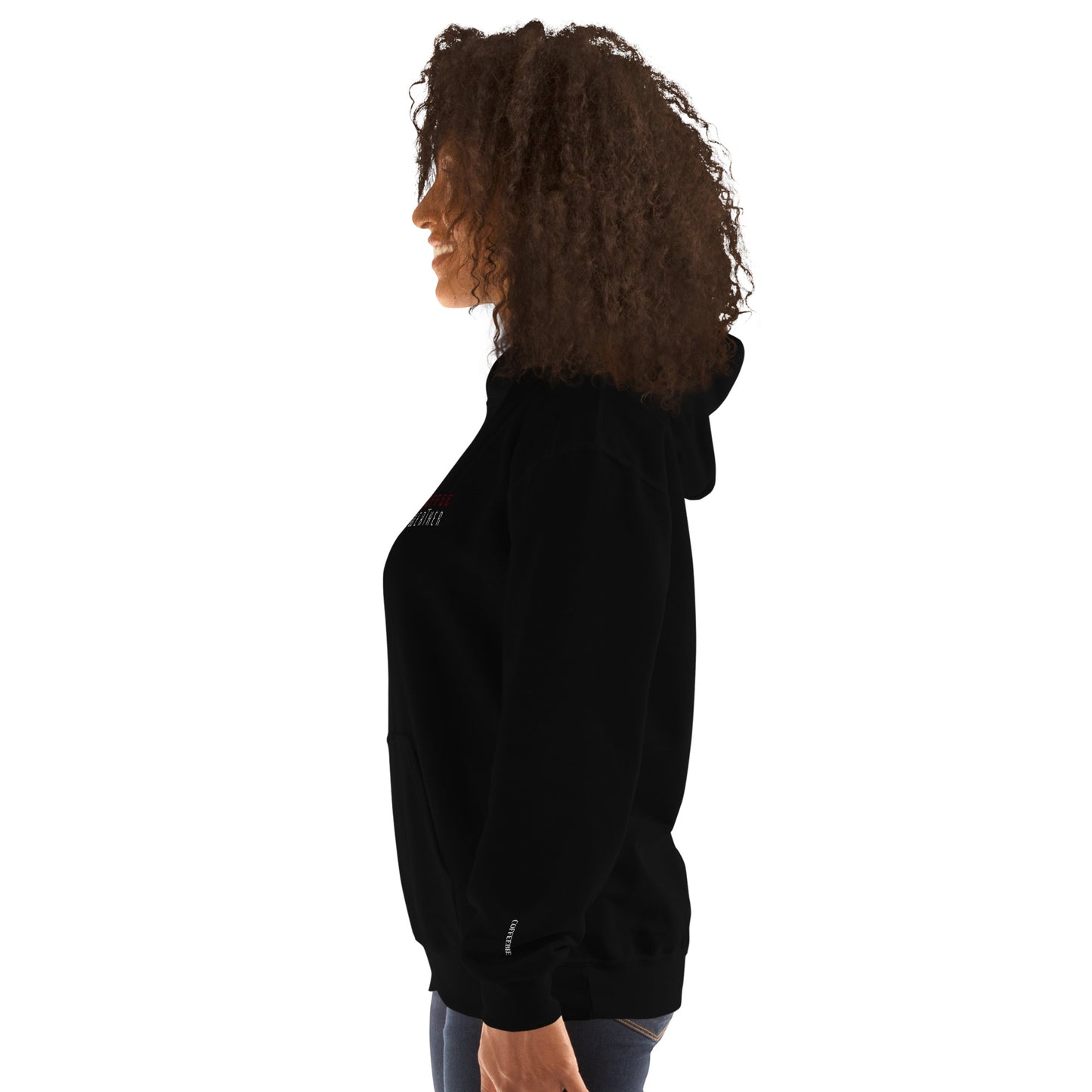 Coffee Weather Embroidered Athletic Hoodie - COFFEEBRE