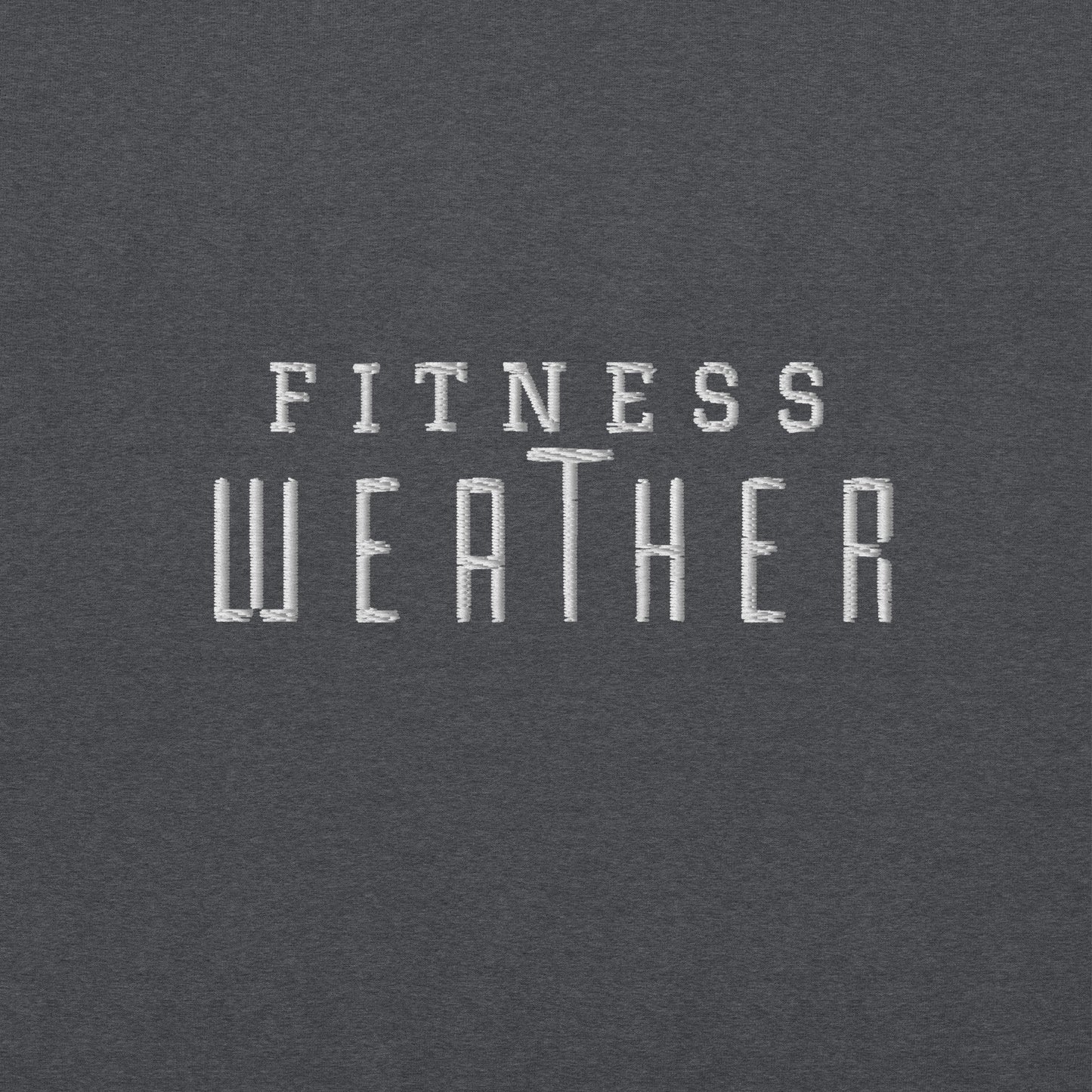 Fitness Weather Embroidered Hoodie - COFFEEBRE