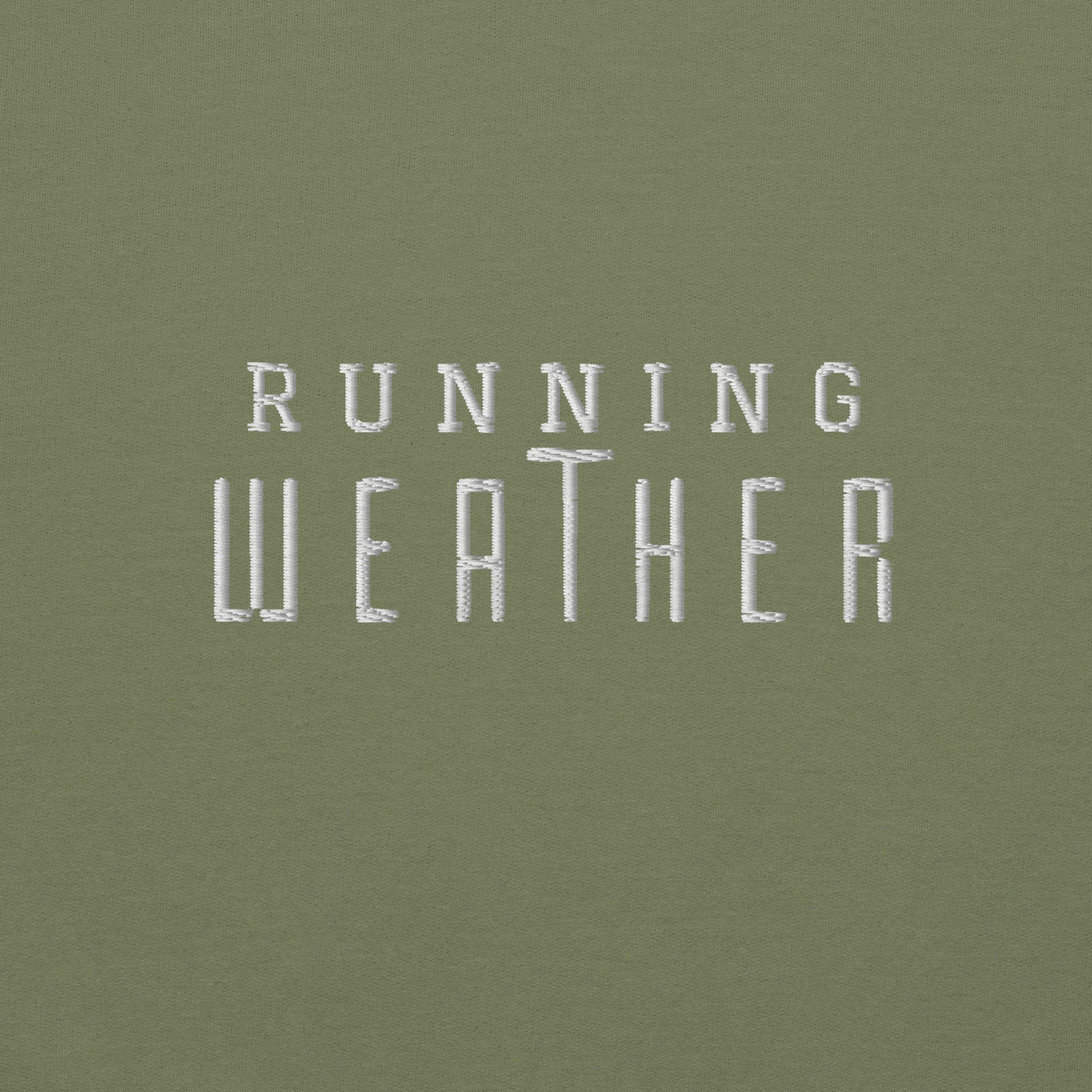 Running Weather Embroidered Fitness Hoodie - CFFEEBRE