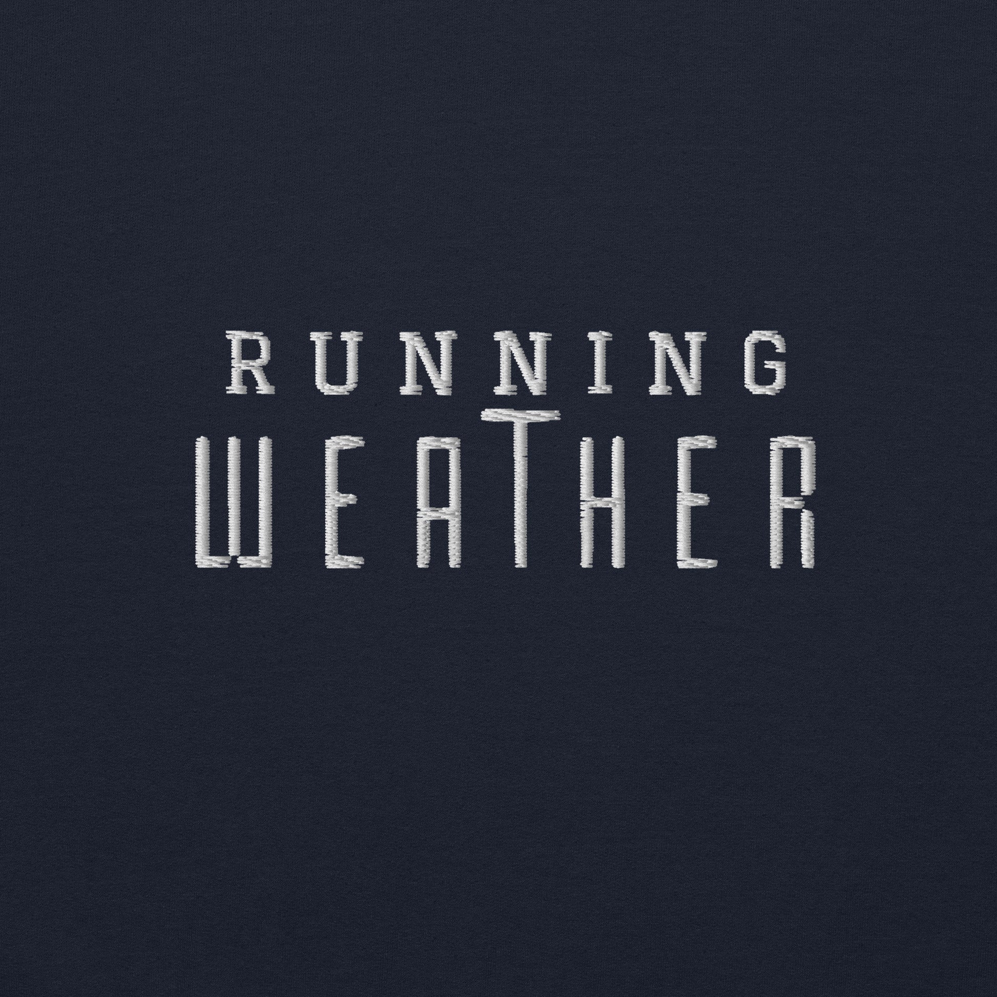 Running Weather Embroidered Fitness Hoodie - CFFEEBRE