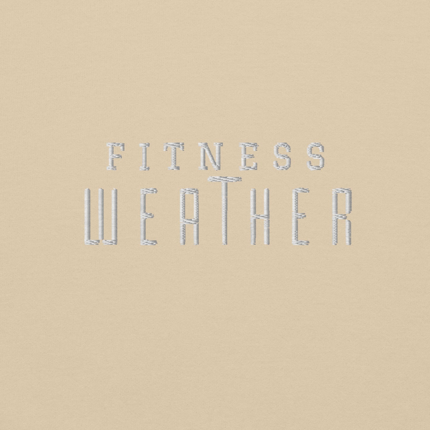 Fitness Weather Embroidered Hoodie - COFFEEBRE