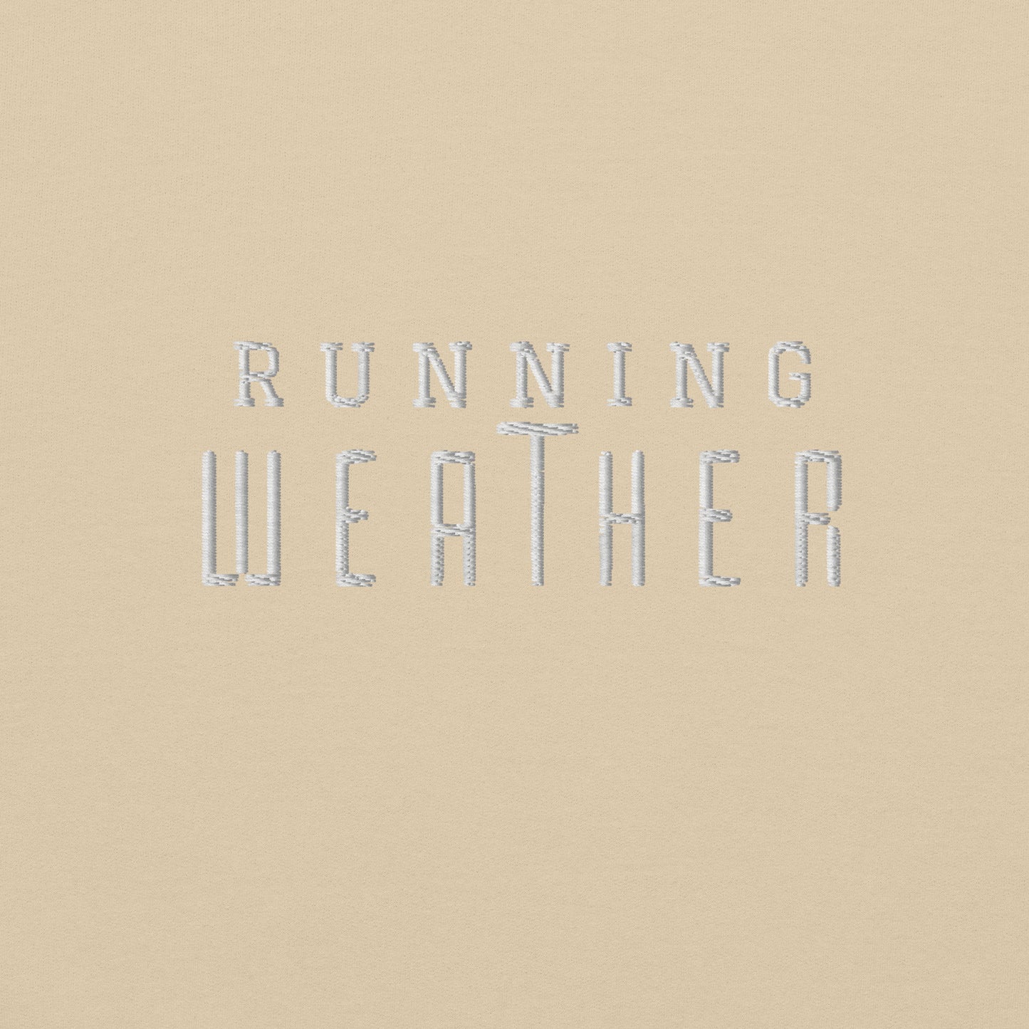 Running Weather Embroidered Fitness Hoodie - CFFEEBRE