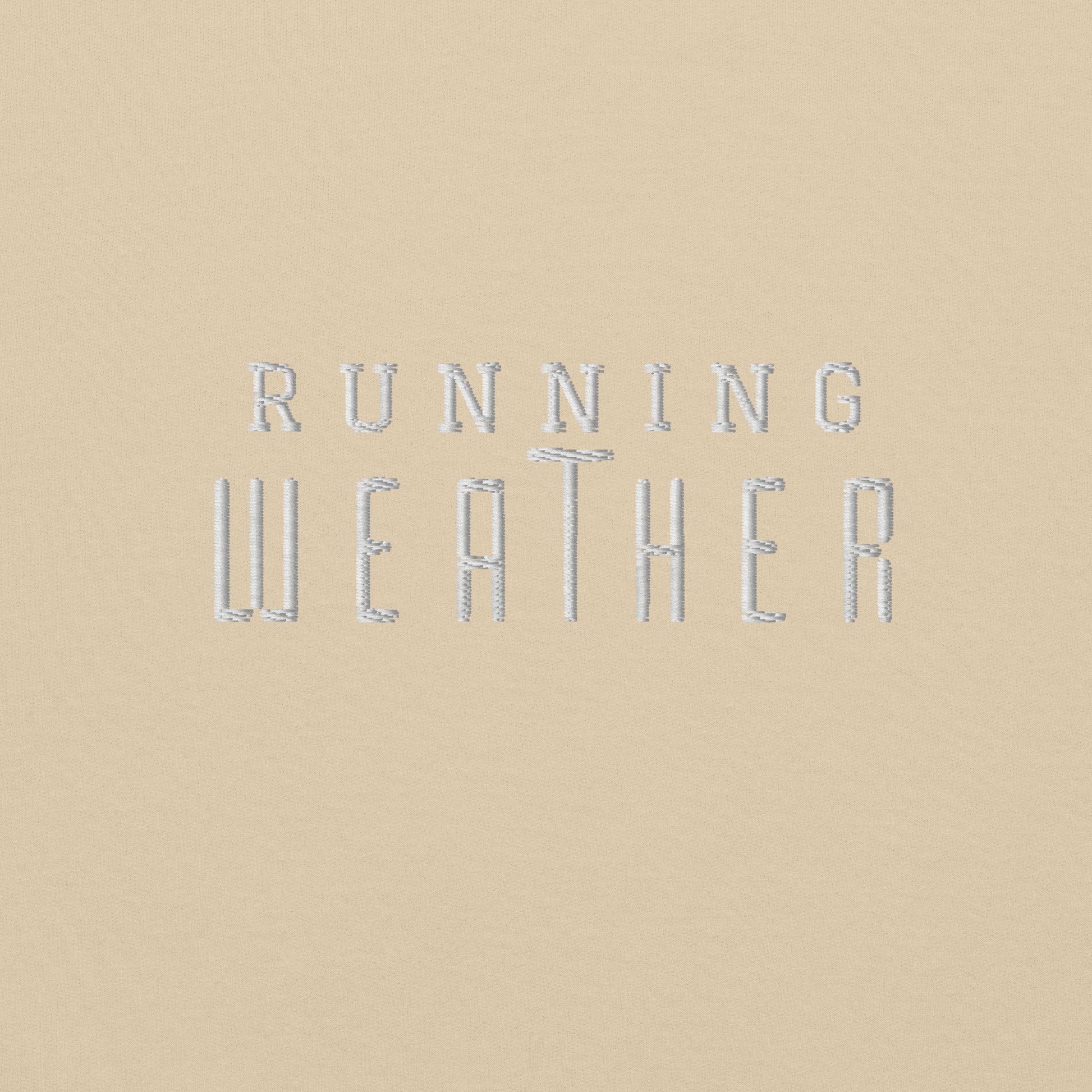 Running Weather Embroidered Fitness Hoodie - CFFEEBRE