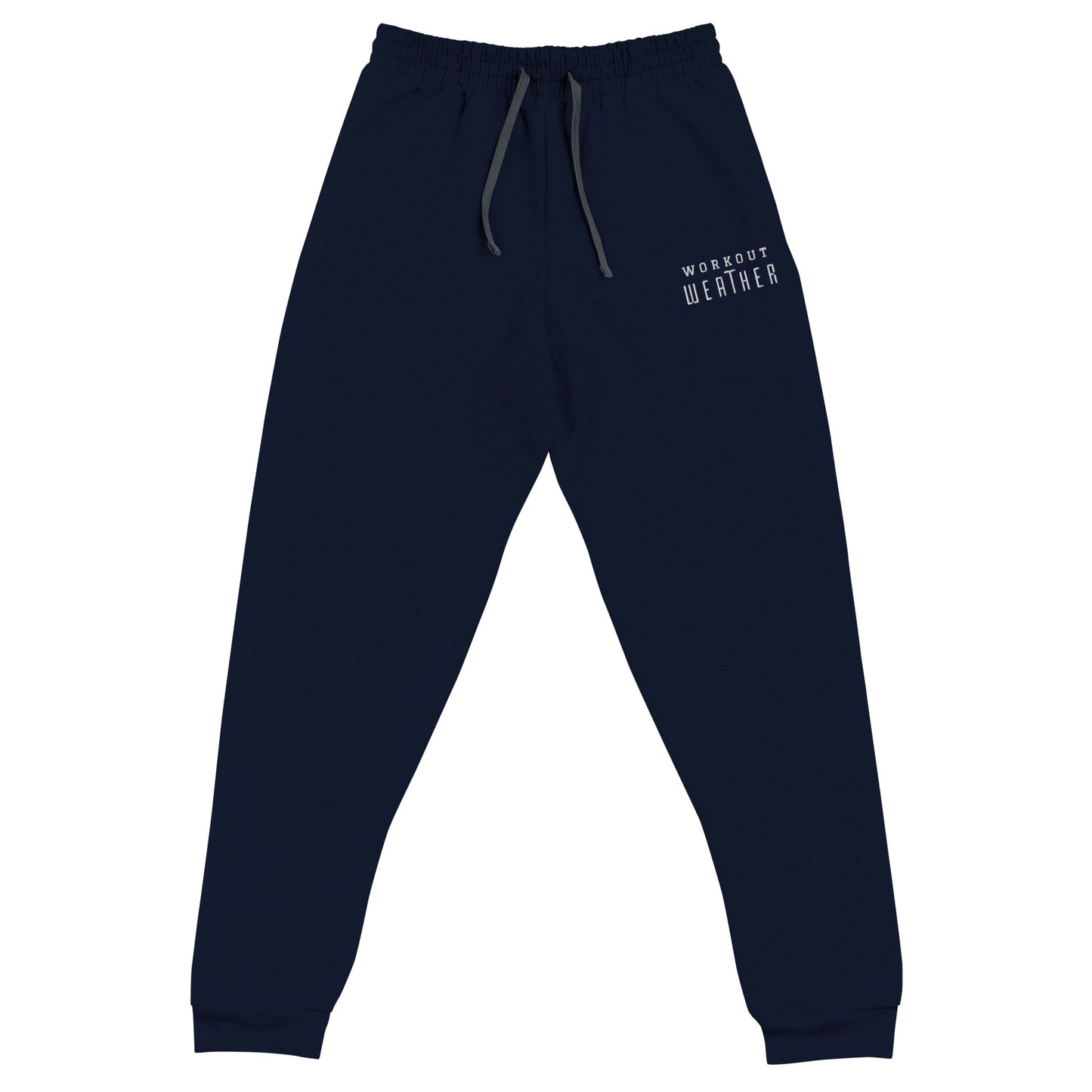 Workout Weather Embroidered Joggers - COFFEEBRE