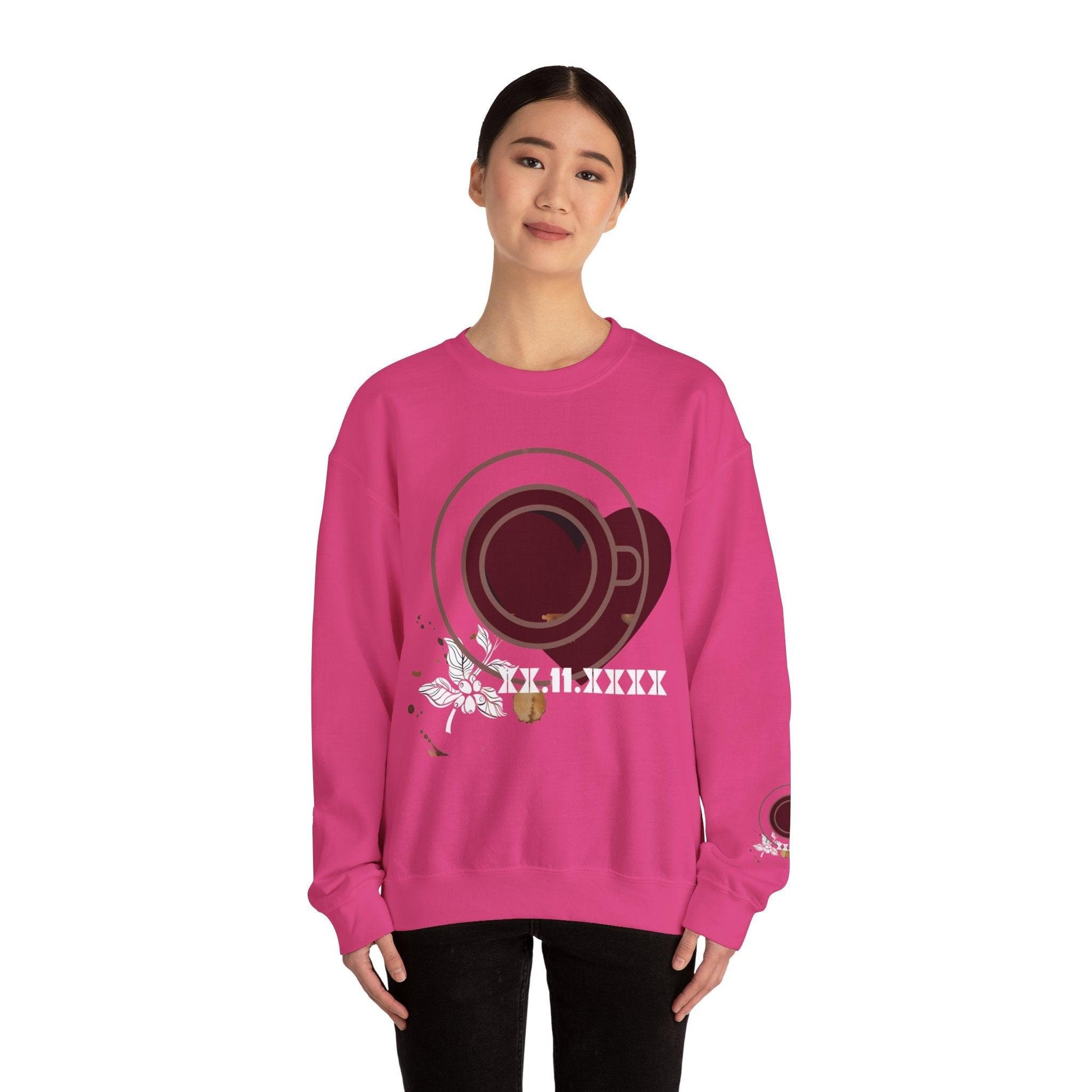 Valentine's Date Unisex Heavy Blend™ Crewneck Sweatshirt - COFFEEBRE