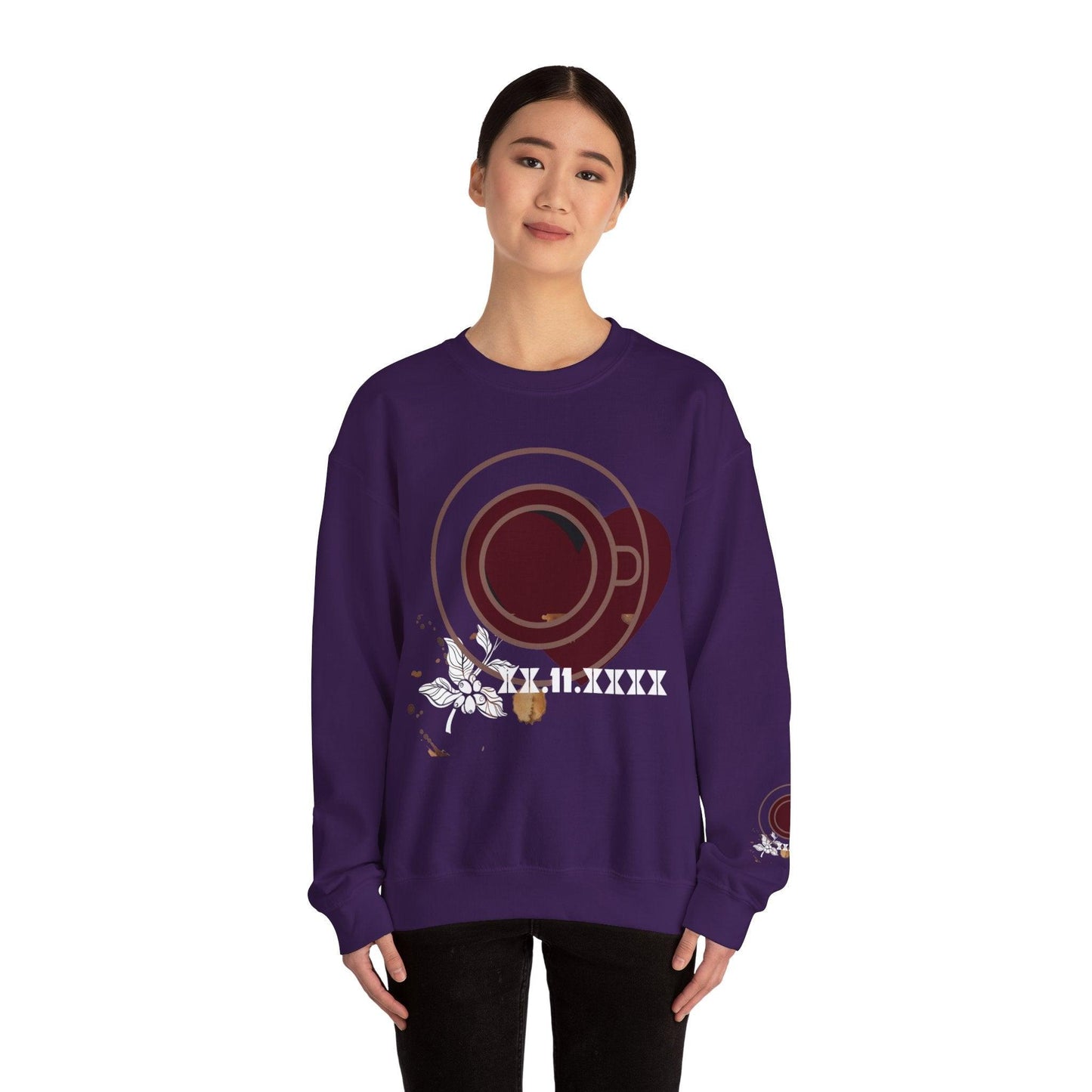 Valentine's Date Unisex Heavy Blend™ Crewneck Sweatshirt - COFFEEBRE