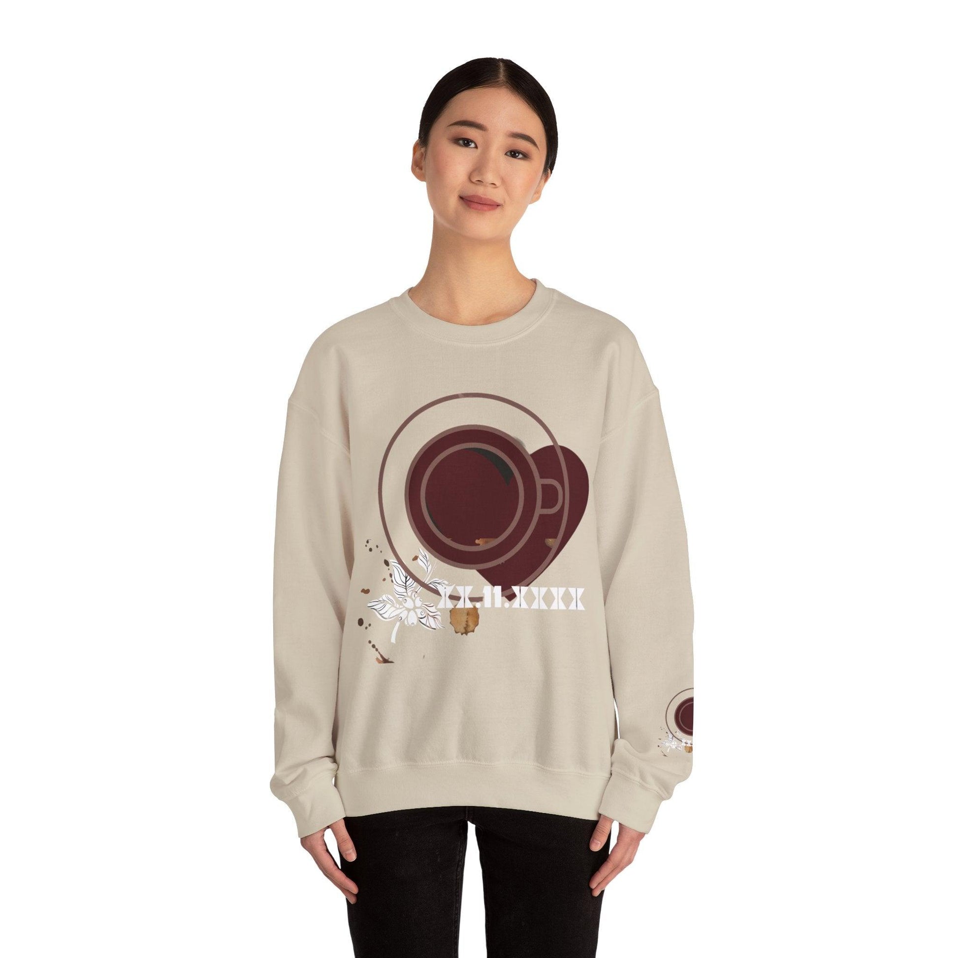 Valentine's Date Unisex Heavy Blend™ Crewneck Sweatshirt - COFFEEBRE