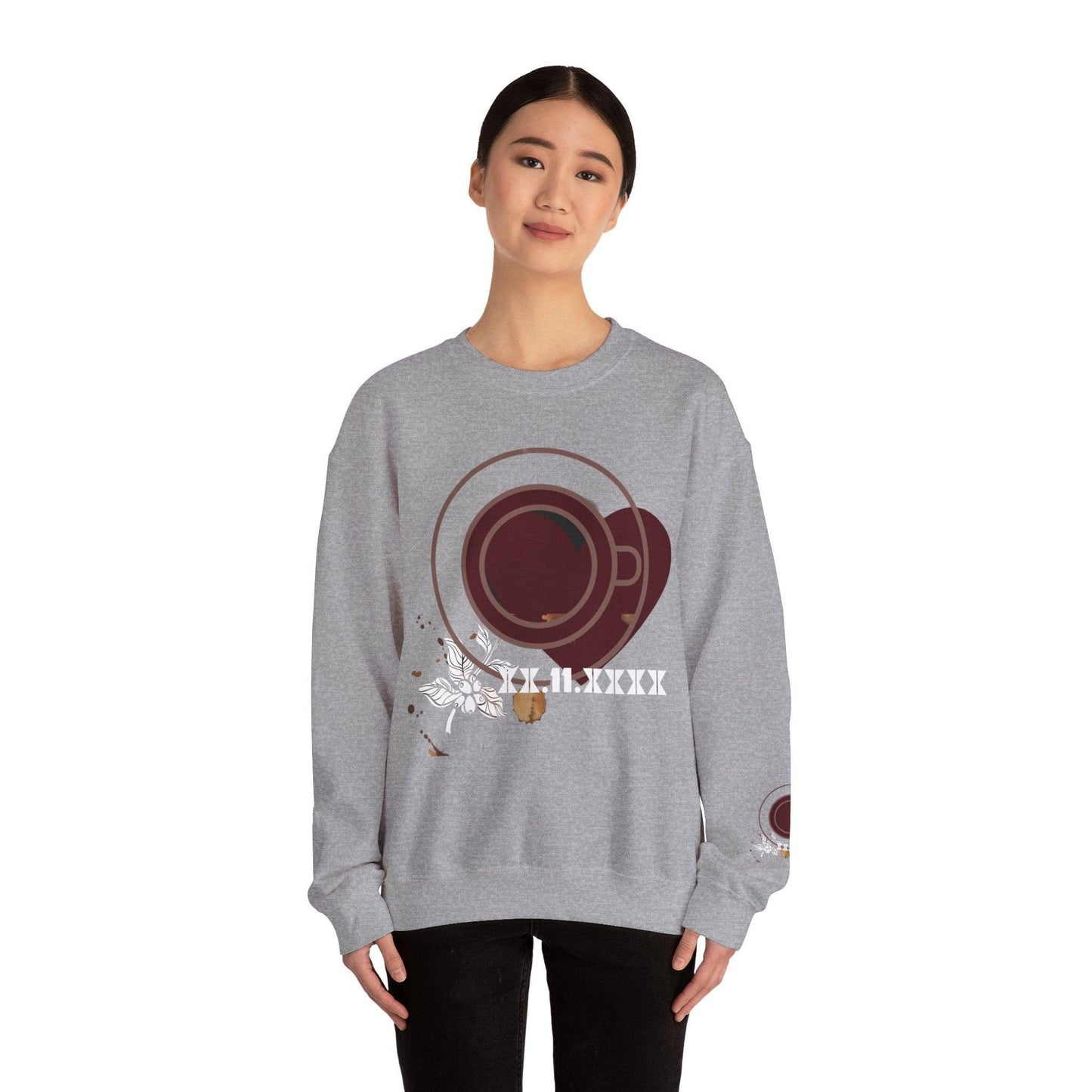 Valentine's Date Unisex Heavy Blend™ Crewneck Sweatshirt - COFFEEBRE