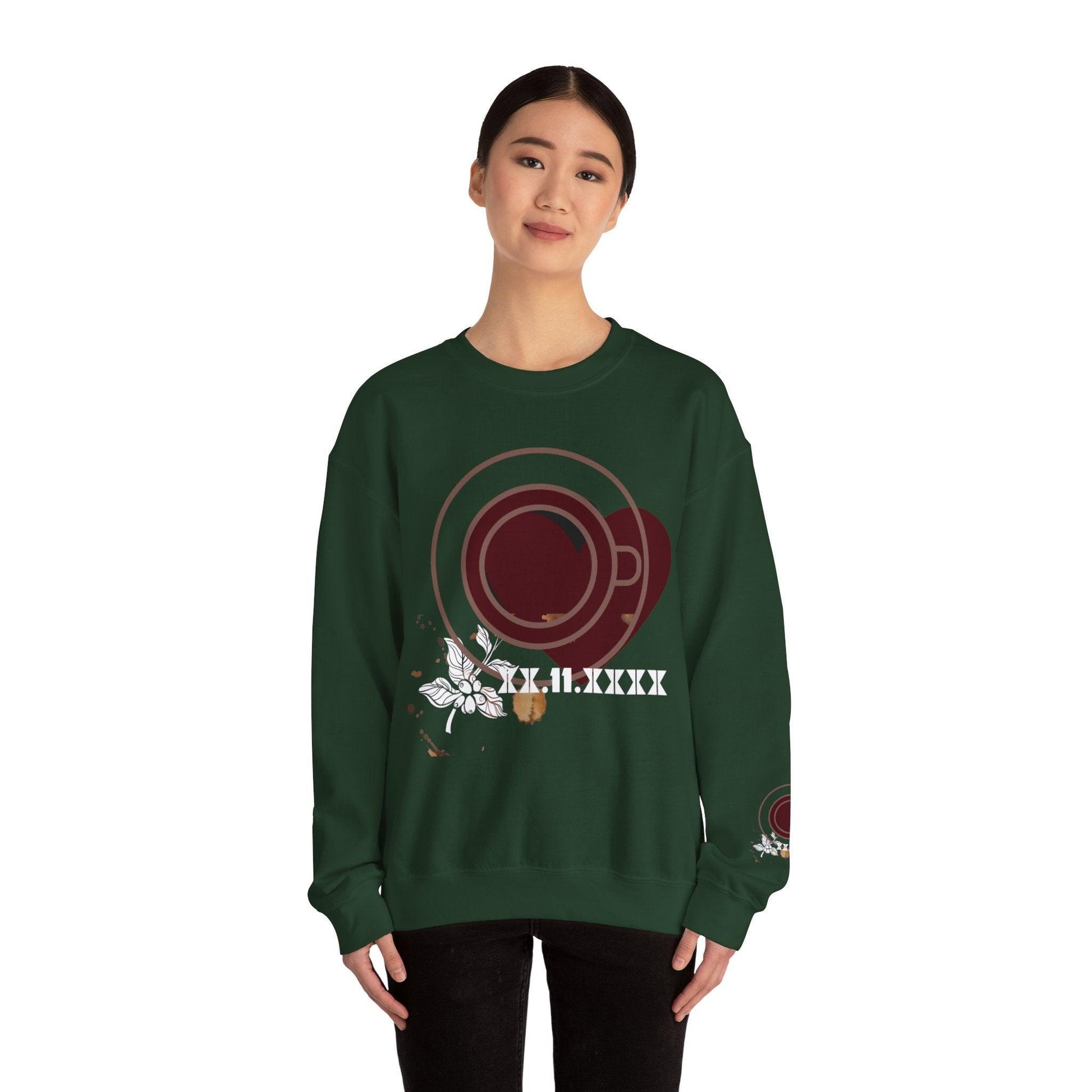 Valentine's Date Unisex Heavy Blend™ Crewneck Sweatshirt - COFFEEBRE