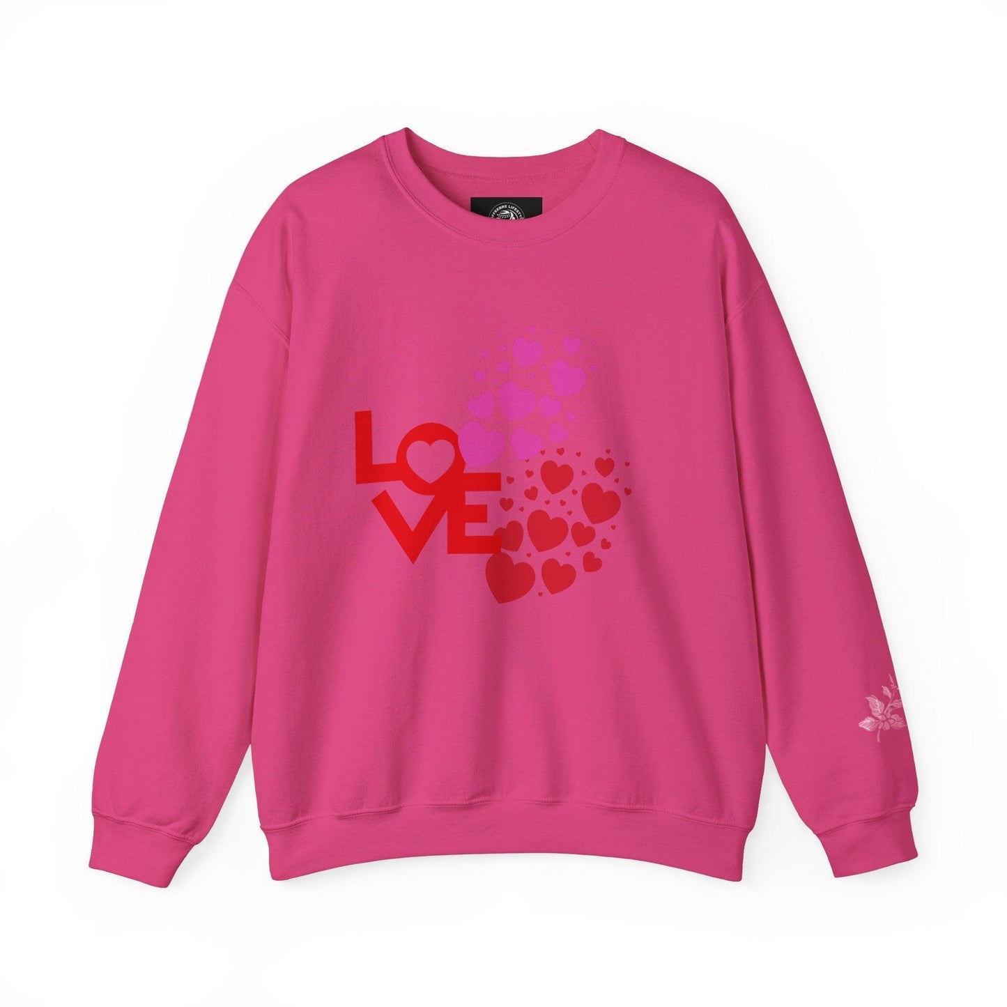 Valentine's Love Heart Unisex Heavy Blend™ Crewneck Sweatshirt - COFFEEBRE