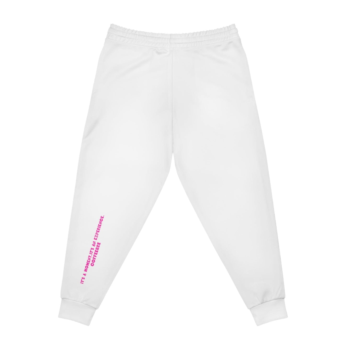 White Athletic Joggers - COFFEEBRE