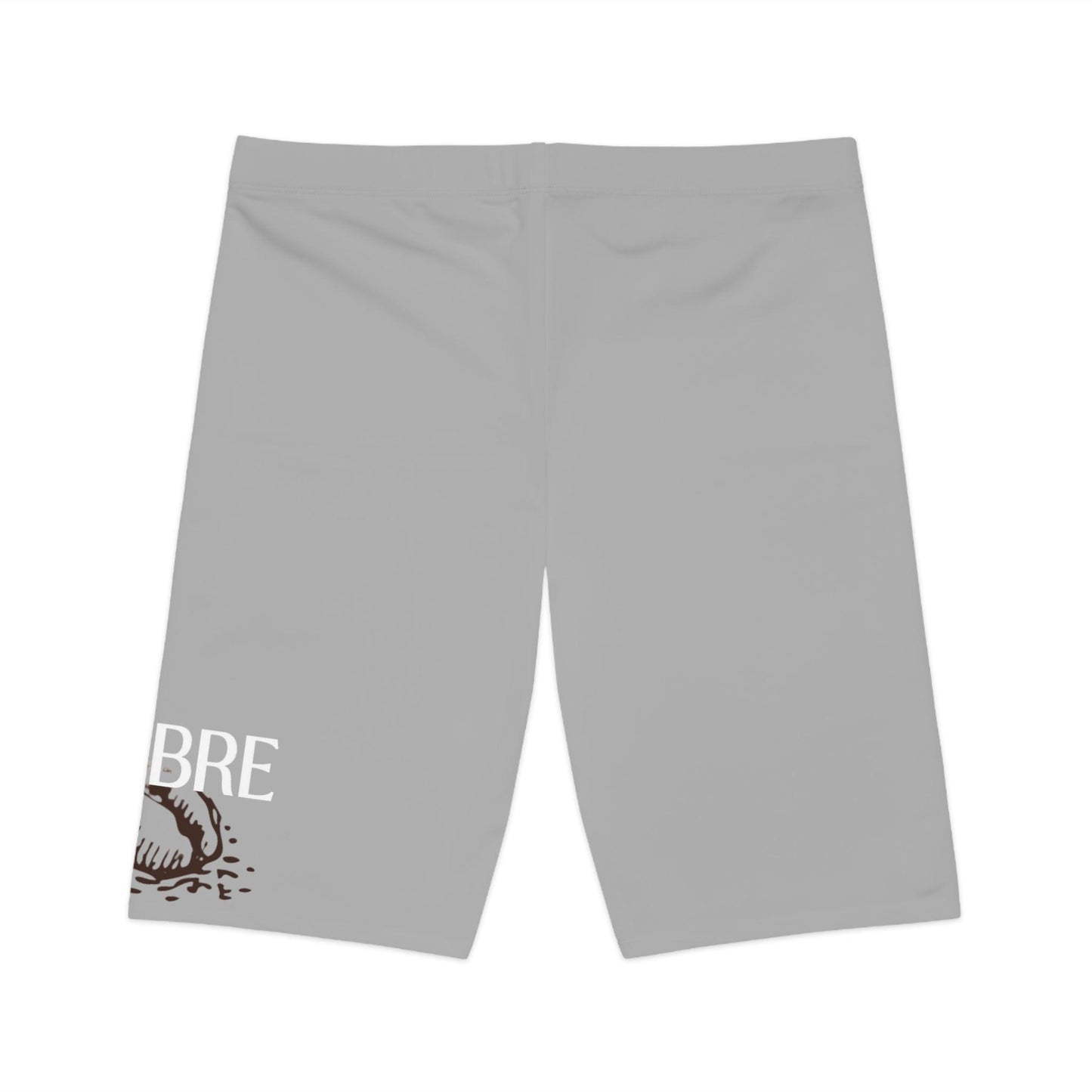 Women's Bike Light Grey Shorts - COFFEEBRE