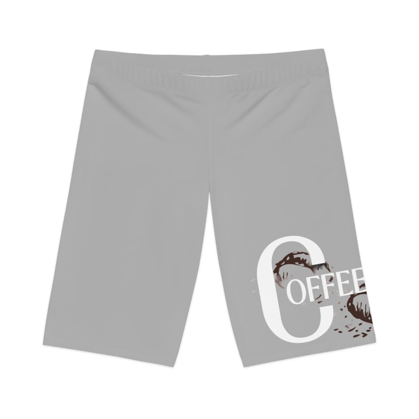 Women's Bike Light Grey Shorts - COFFEEBRE