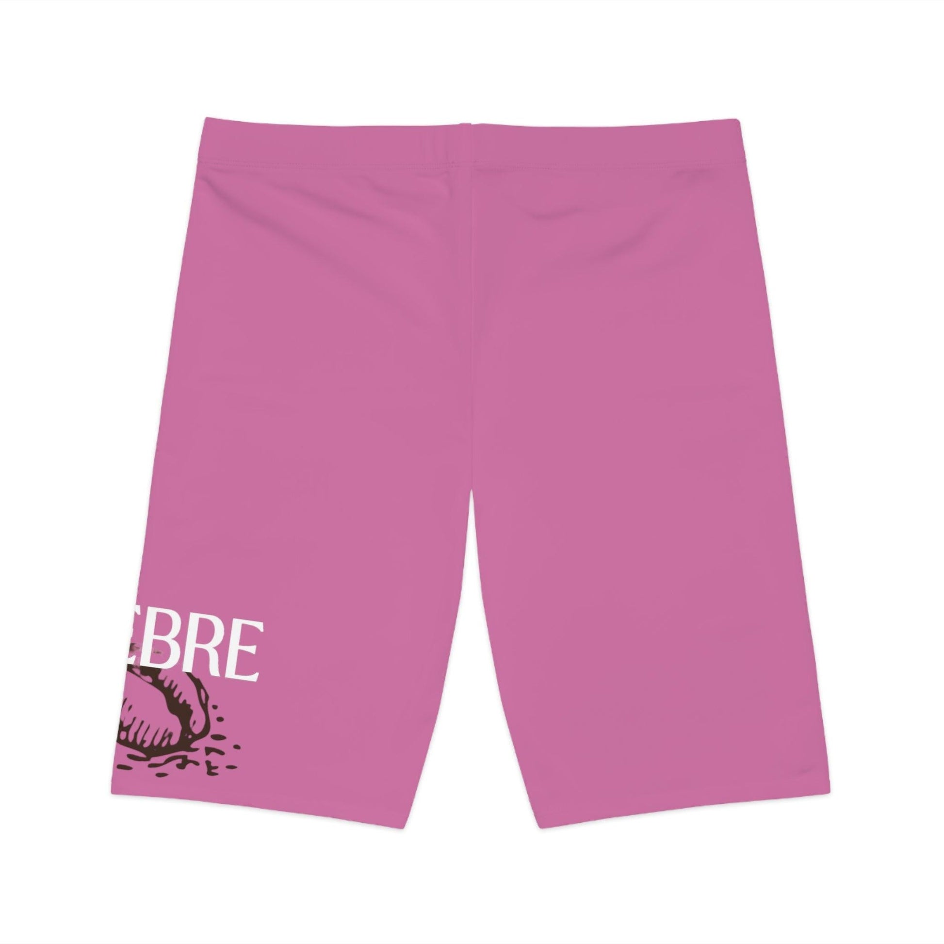 Women's Bike Light Pink Shorts - COFFEEBRE