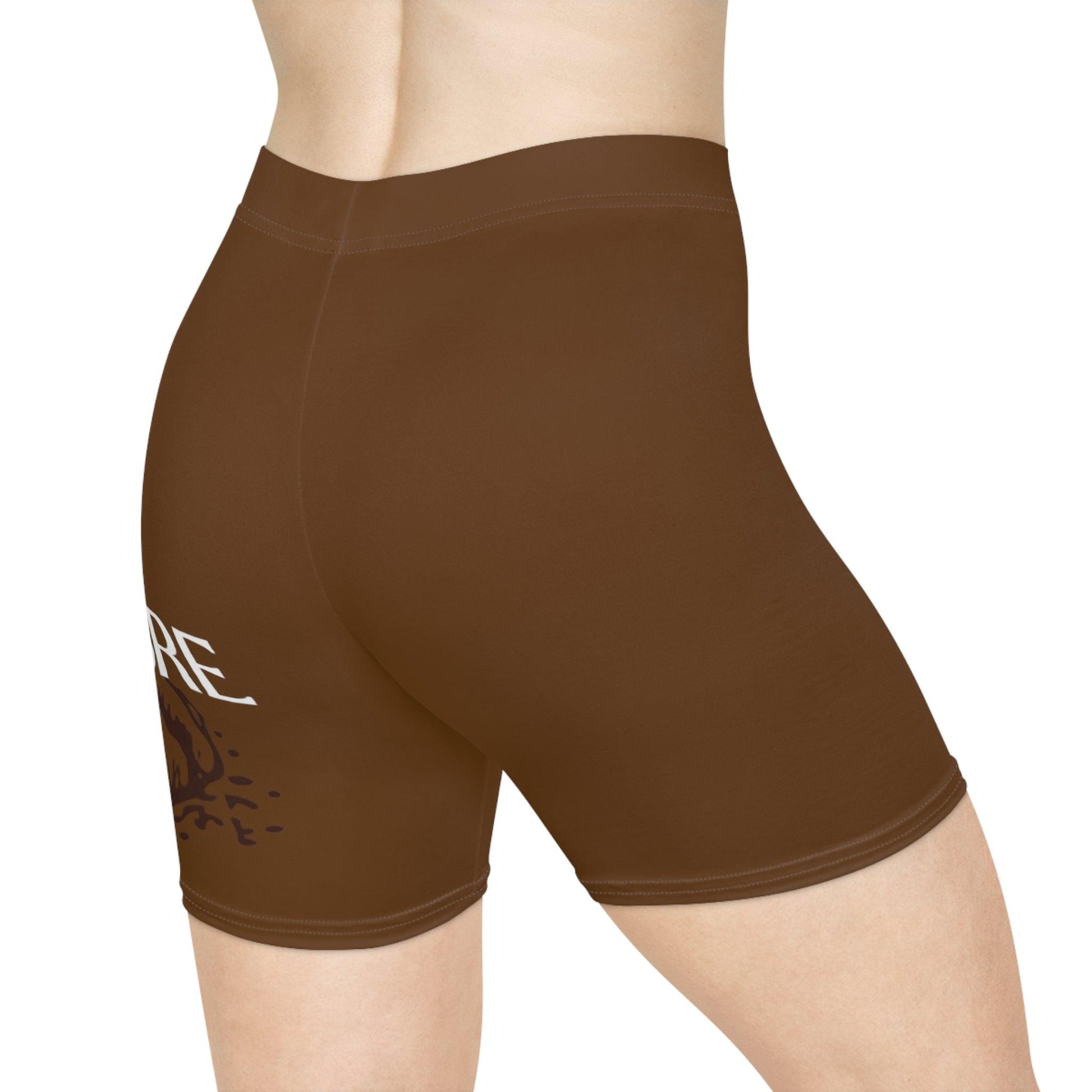 Women's Latte Biker Shorts