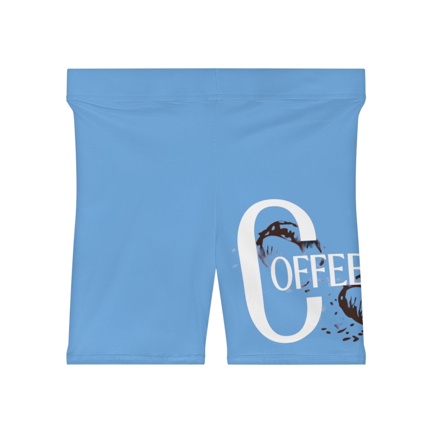 Women's Light Blue Biker Shorts