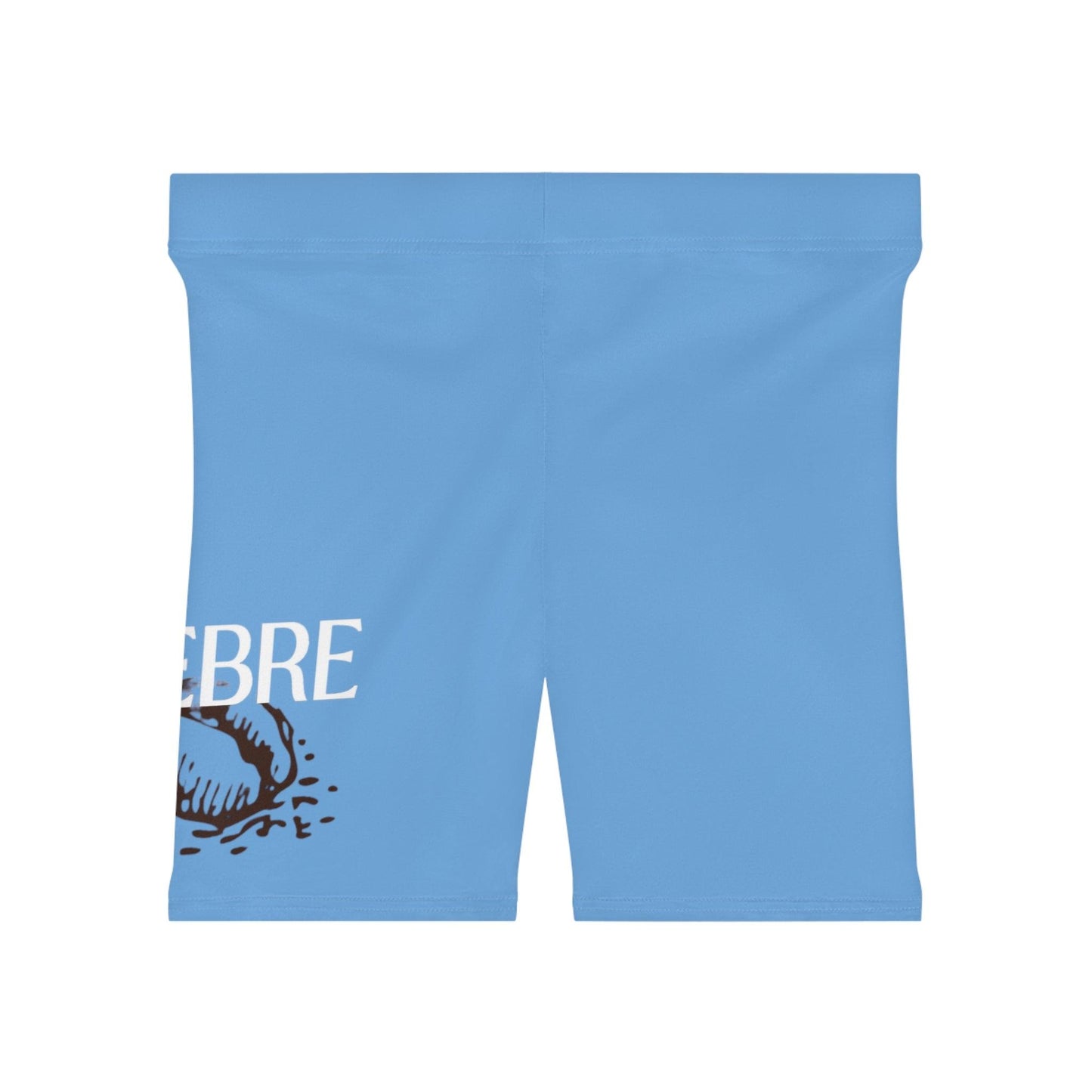 Women's Light Blue Biker Shorts