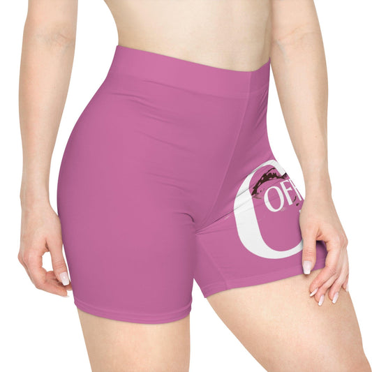 Women's Light Pink Biker Shorts