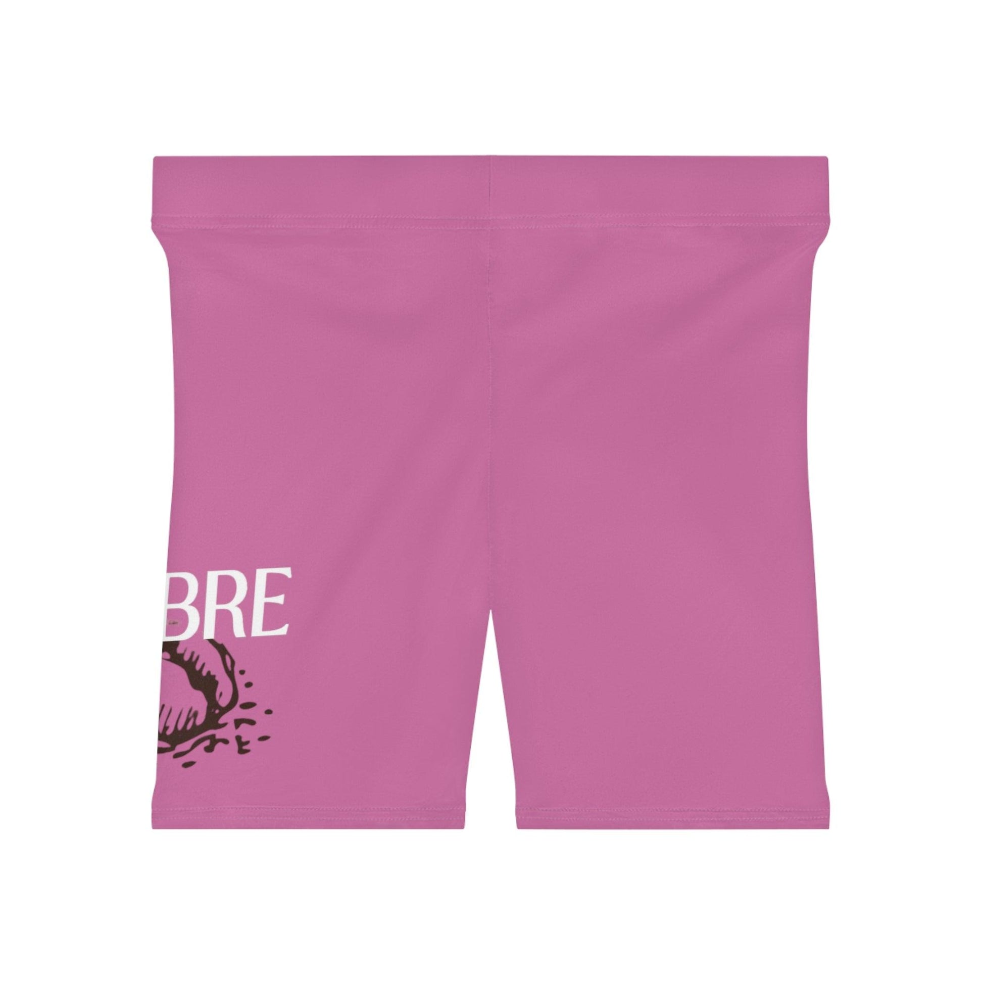 Women's Light Pink Biker Shorts