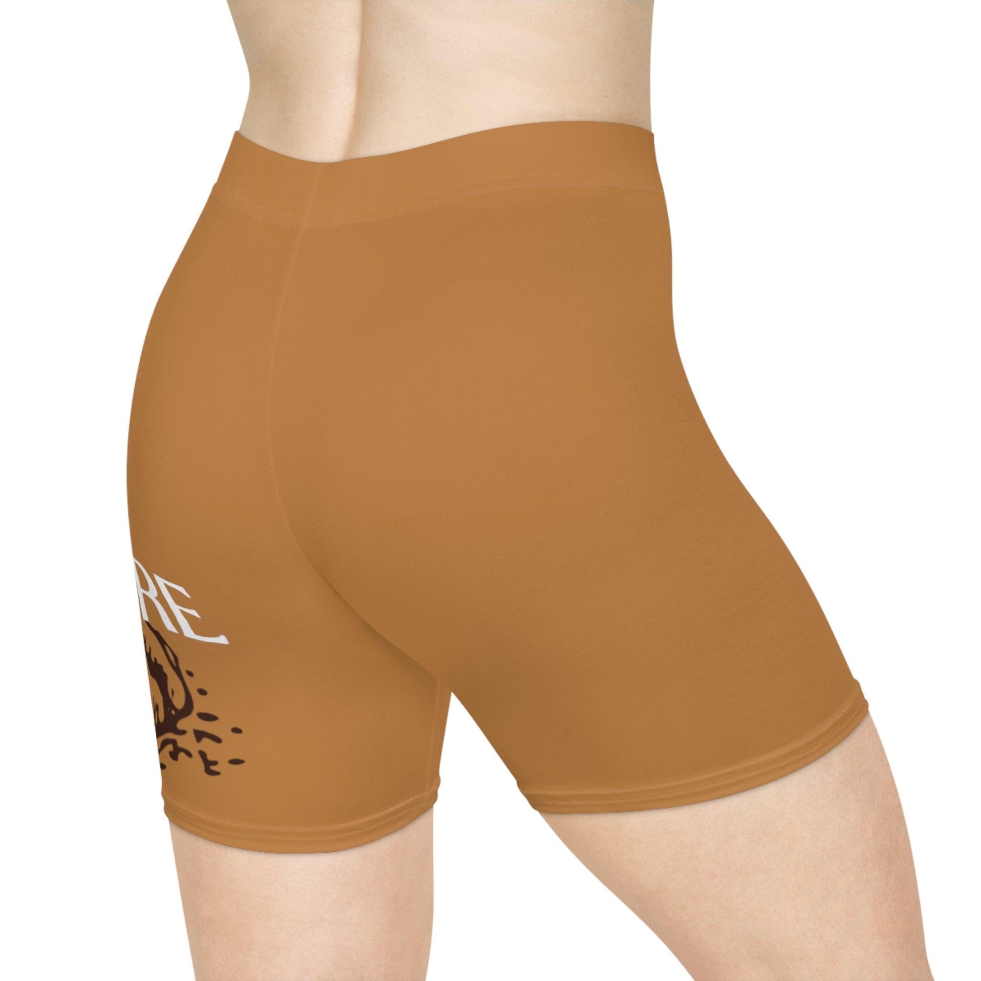 Women's Mocha Biker Shorts