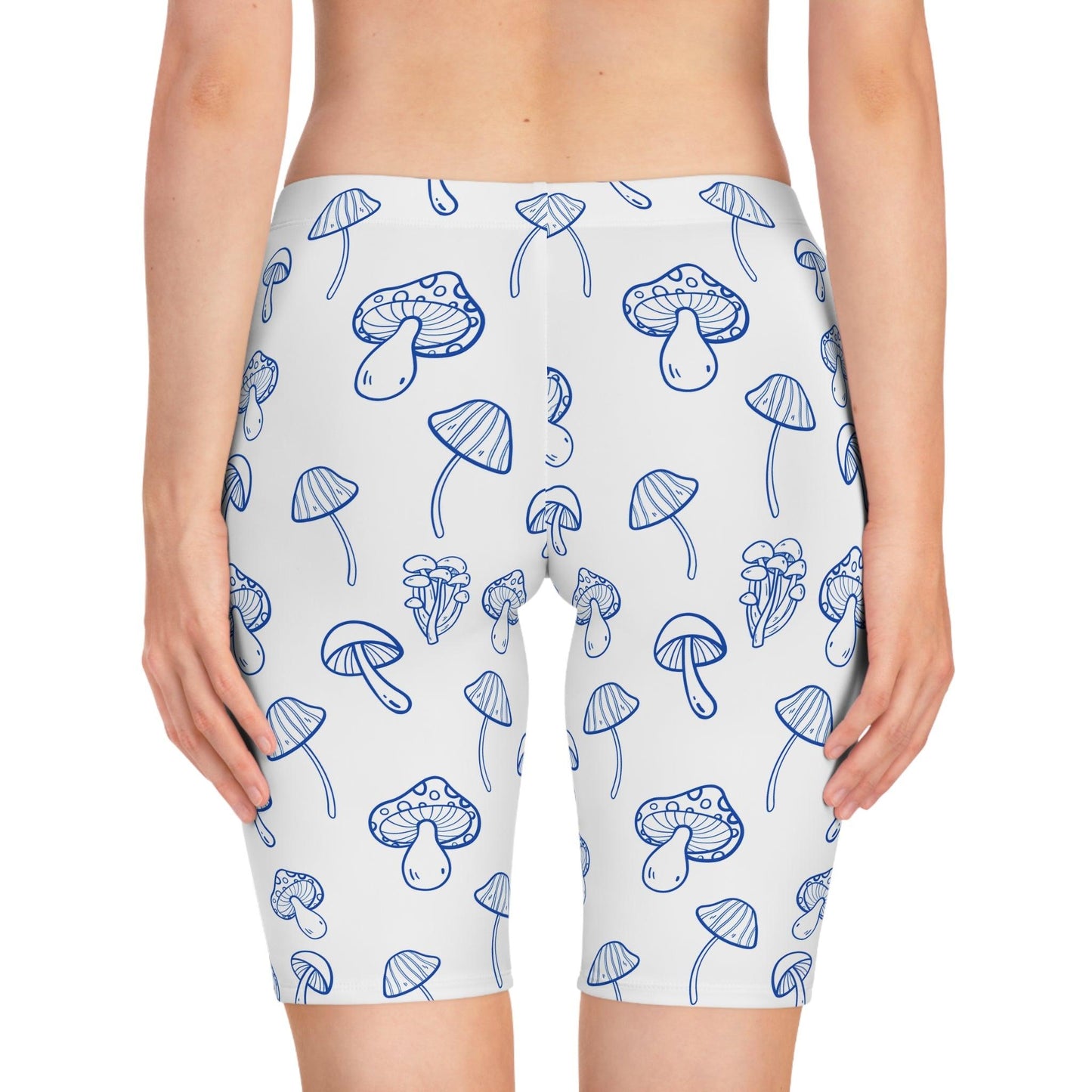 Women's Mushroom Bike Shorts - COFFEEBRE