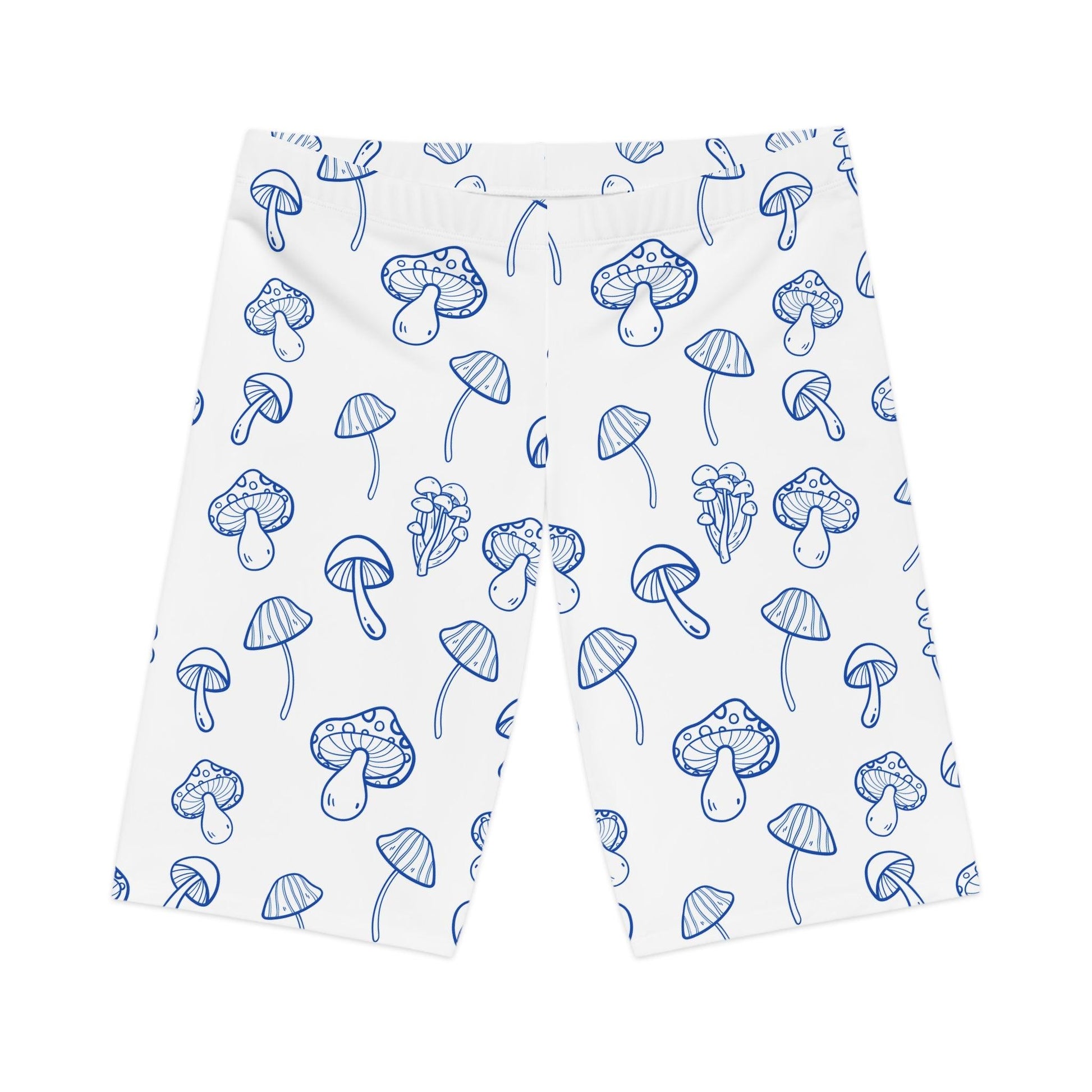 Women's Mushroom Bike Shorts - COFFEEBRE