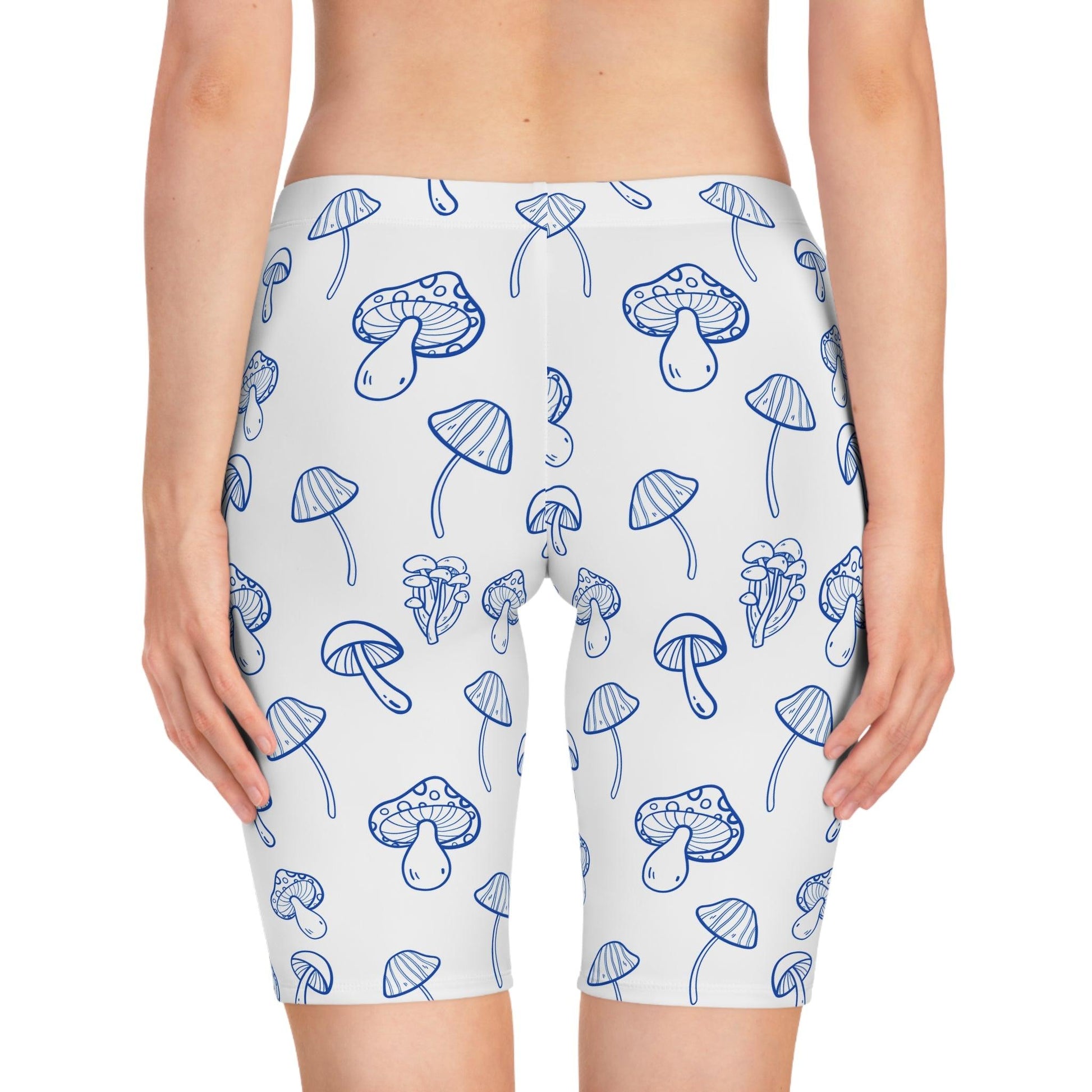 Women's Mushroom Bike Shorts - COFFEEBRE