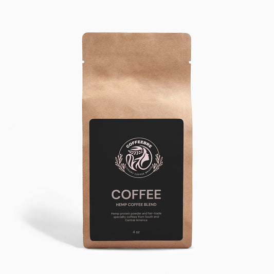 Coffebre Organic Hemp Coffee Blend - Medium Roast 4oz - COFFEEBRE