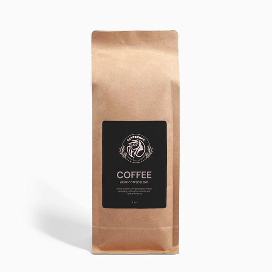 Coffeebre Organic Hemp Coffee Blend - Medium Roast 16oz - COFFEEBRE